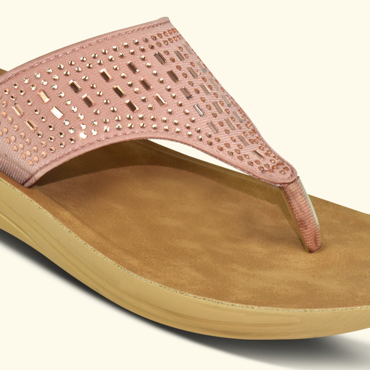 AJANTA Casual Sandal| Flat Sandals For Women| Comfortable Ladies Chappal EL1015