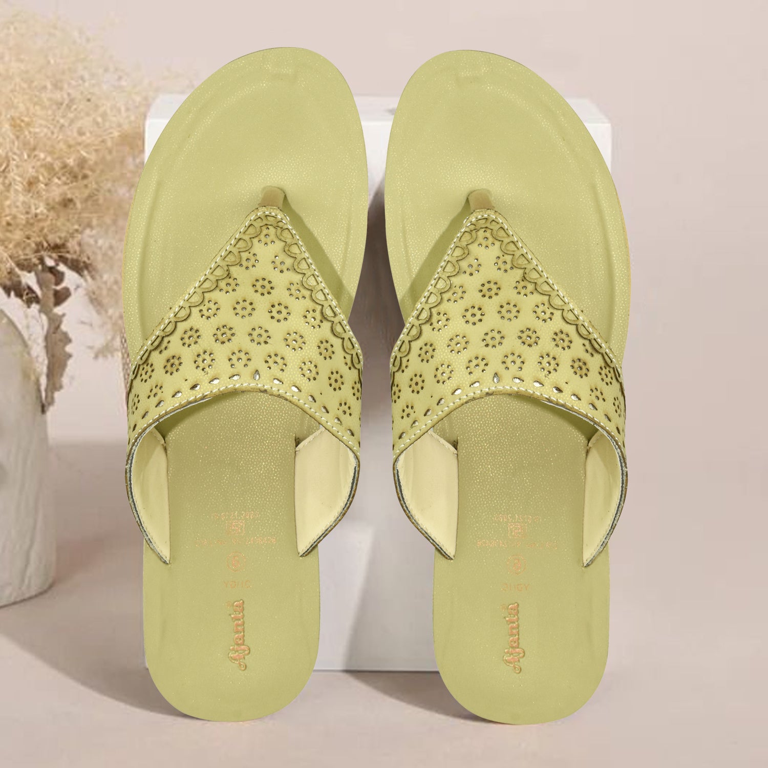 Ajanta Casual Slip On Flat Sandals For Women