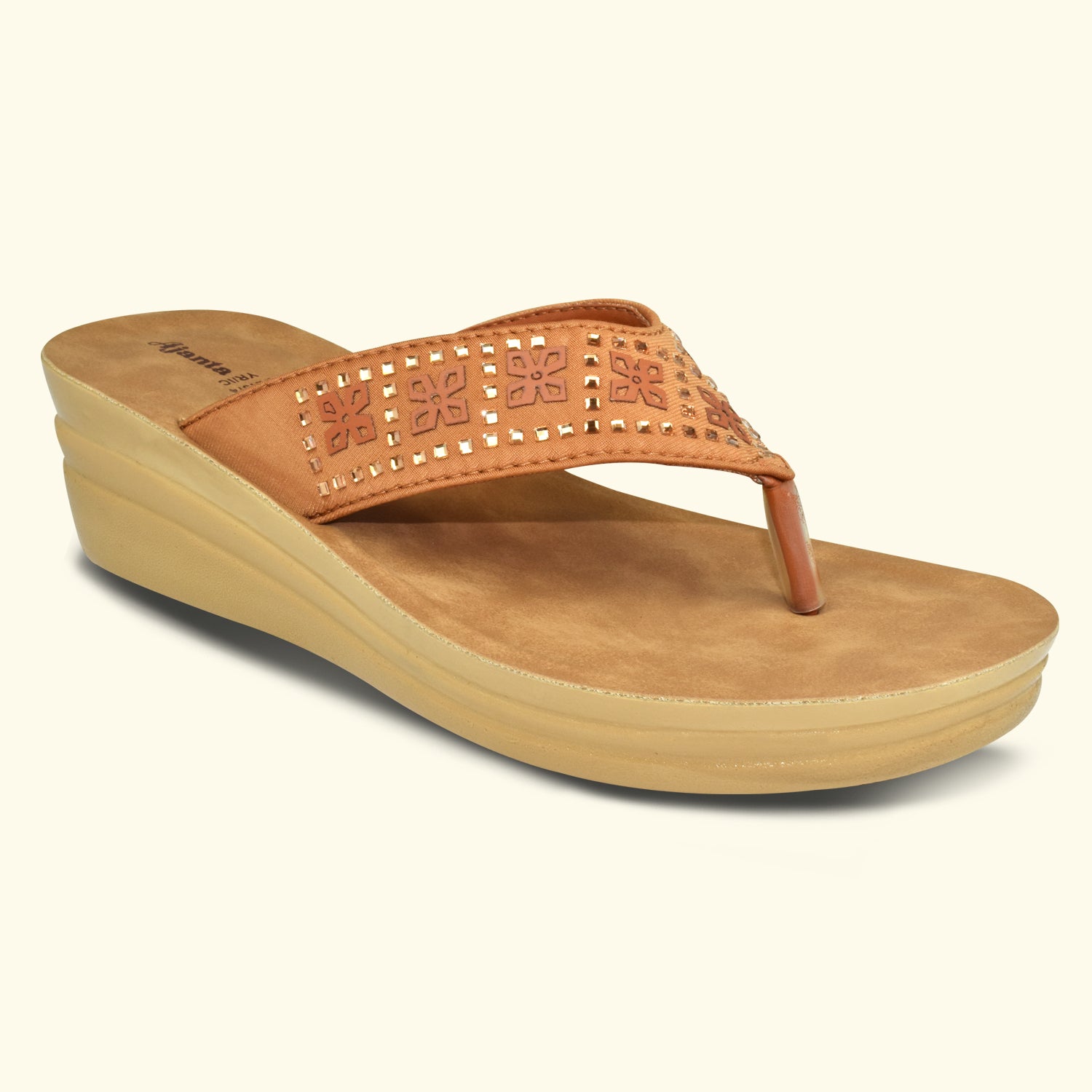 Ajanta Casual Sandal|Flat Sandals For Women|Flats For Daily Use|Comfortable Ladies Chappal-EL1022
