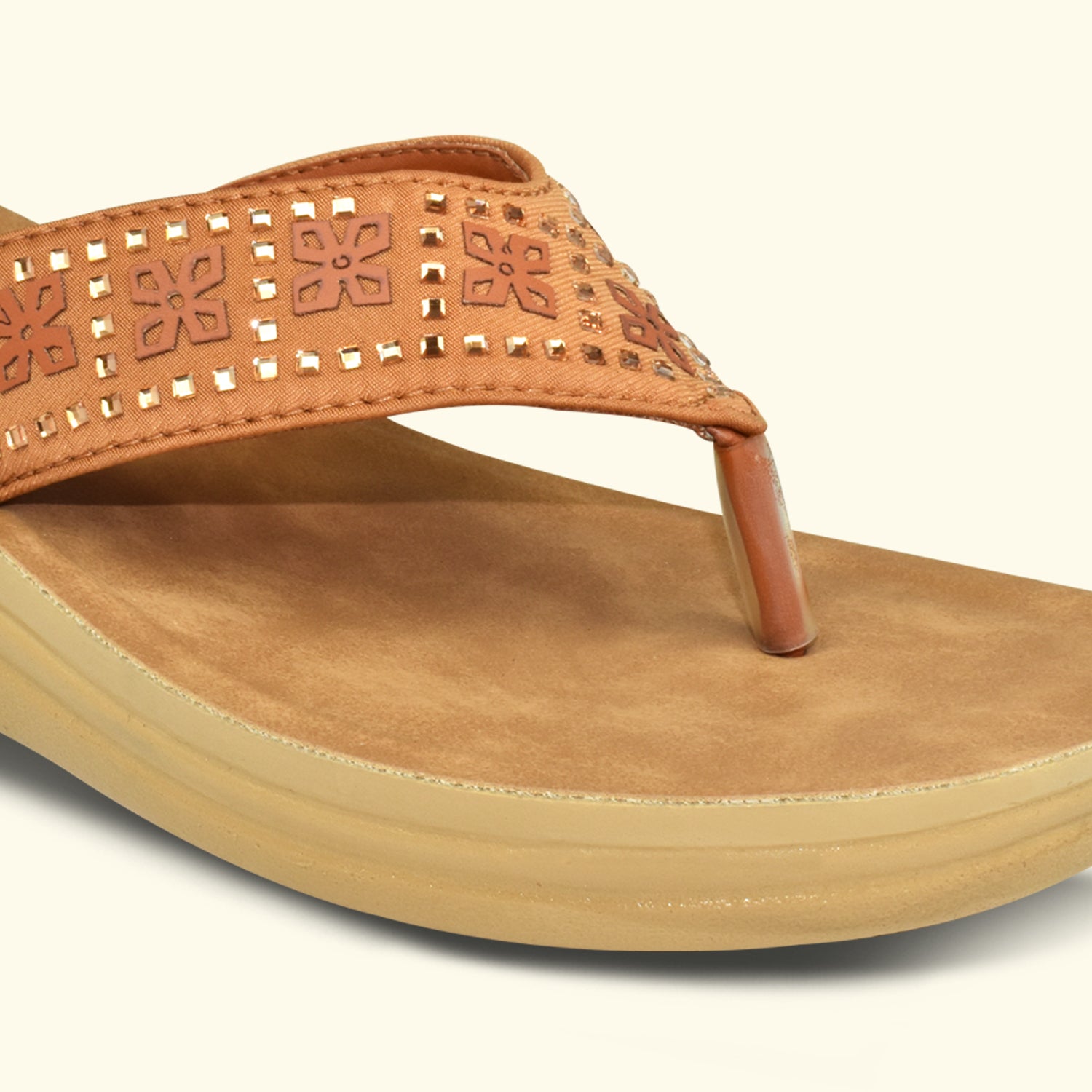 Ajanta Casual Sandal|Flat Sandals For Women|Flats For Daily Use|Comfortable Ladies Chappal-EL1022