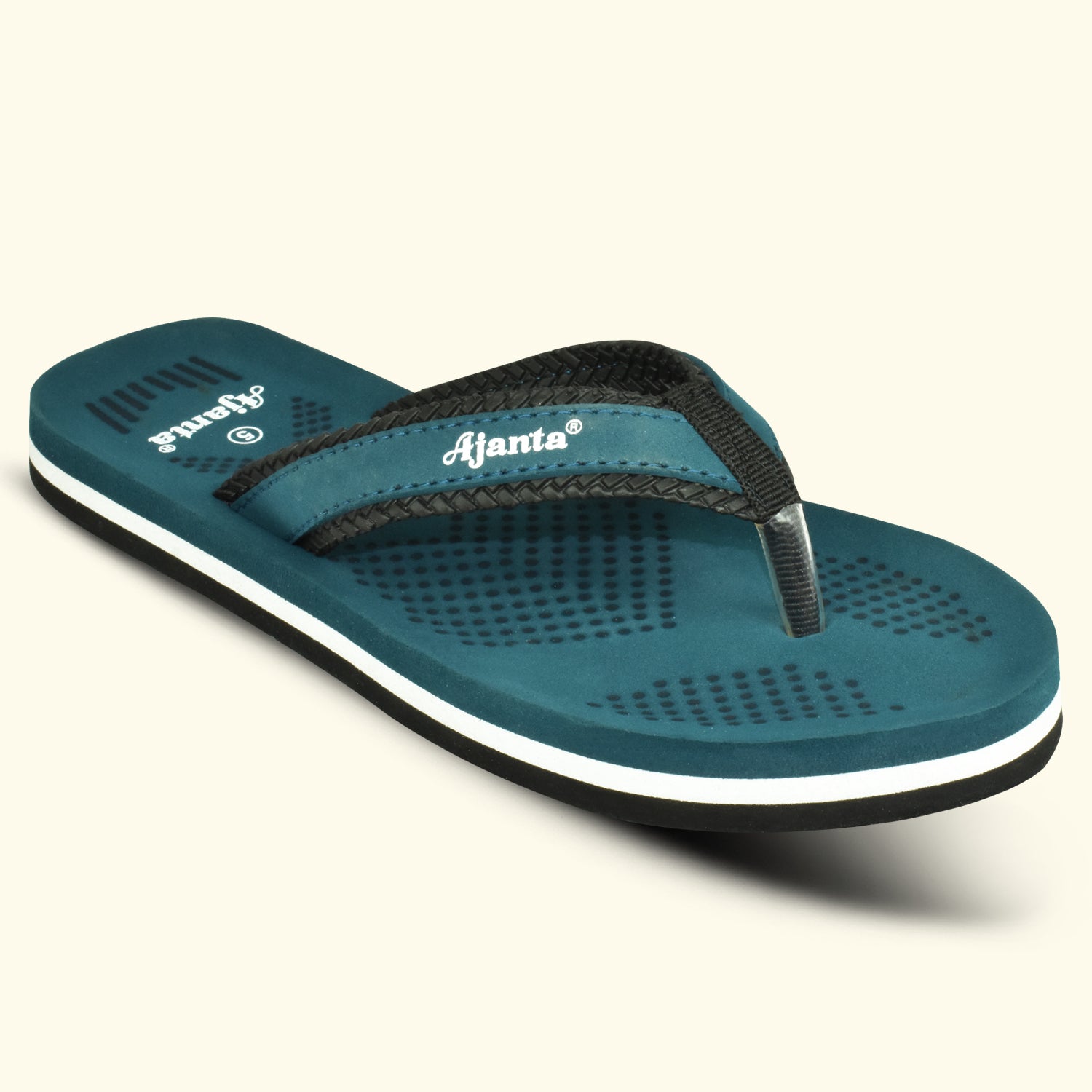 Ajanta Women's Sea Green Slip-On Outdoor Slippers | Lightweight EVA Sole | Durable Synthetic Upper | Everyday Comfort Wear | Slipper EL1034