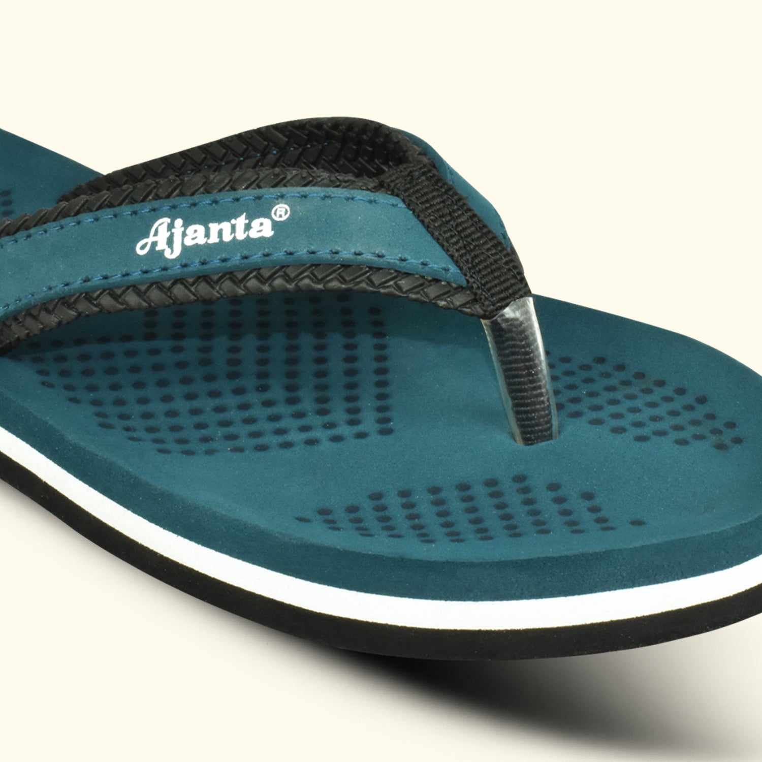 Ajanta Women's Sea Green Slip-On Outdoor Slippers | Lightweight EVA Sole | Durable Synthetic Upper | Everyday Comfort Wear | Slipper EL1034