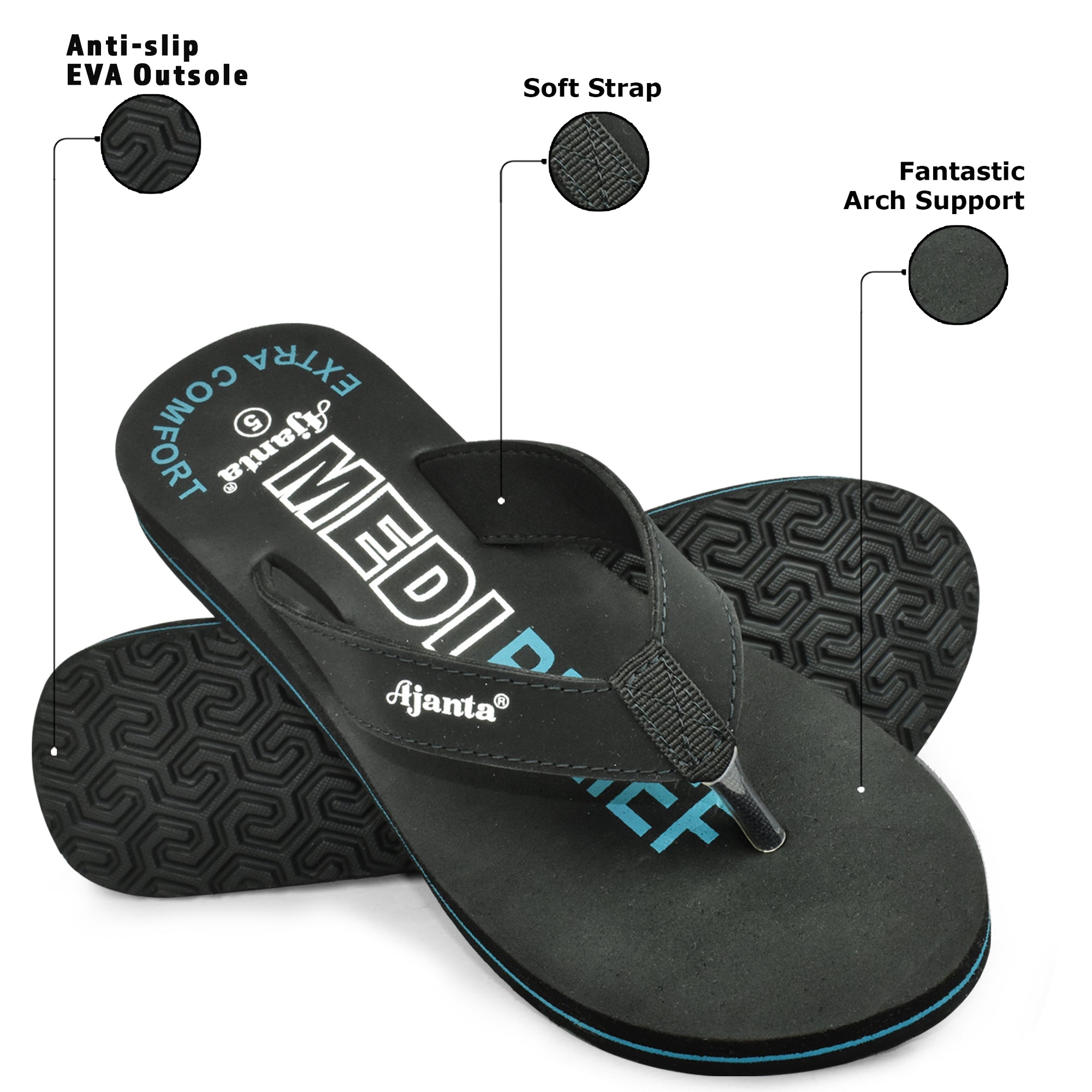 Ajanta Ortho Plus Women’s Doctor Slippers