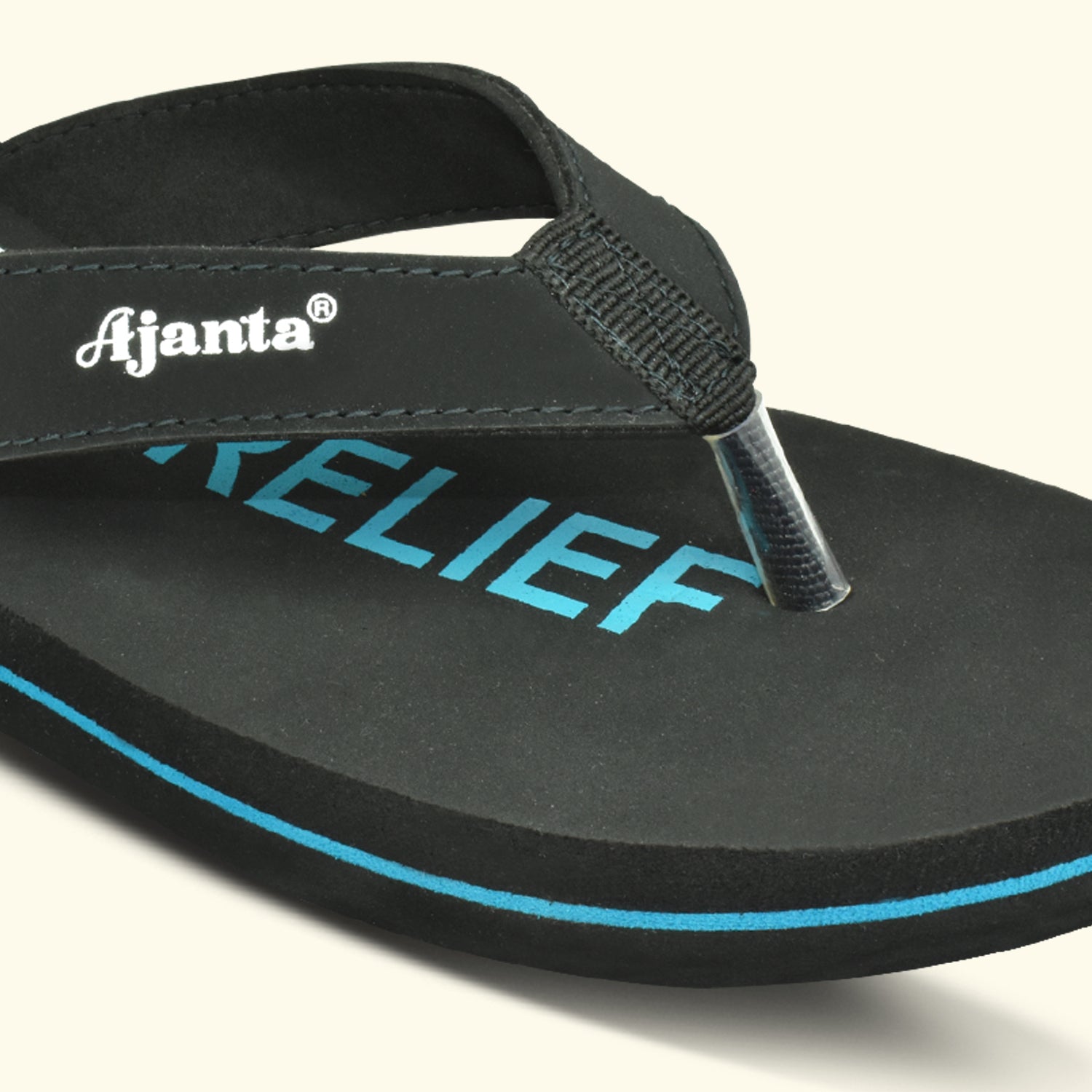 Ajanta Women's Black Slip-On Outdoor Slippers | Lightweight EVA Sole | Durable Synthetic Upper | Everyday Comfort Slippers EL1035