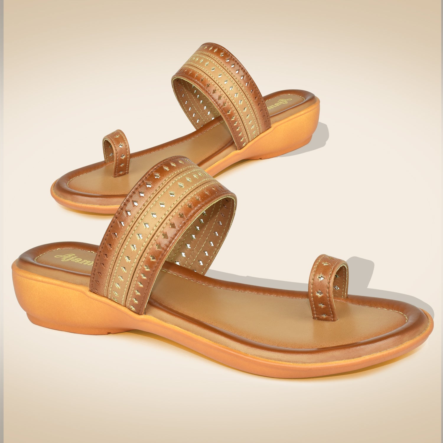 Ajanta Women Sandal | Durable Anti-Skid Sole for Everyday Comfort | Slip-Resistant & Stylish for Daily Use