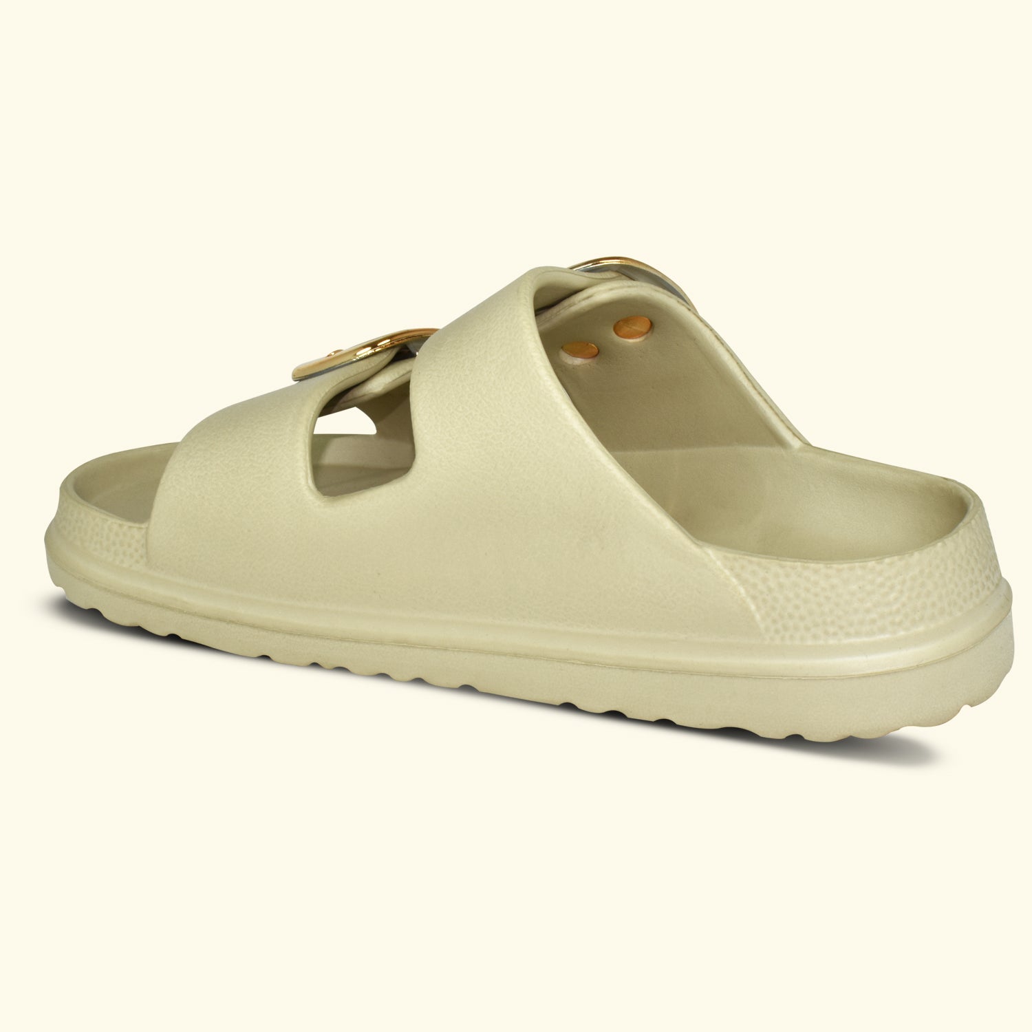 AJANTA Waterproof Women's Classic Cushion Sliders with Adjustable Buckle Strap EL3022