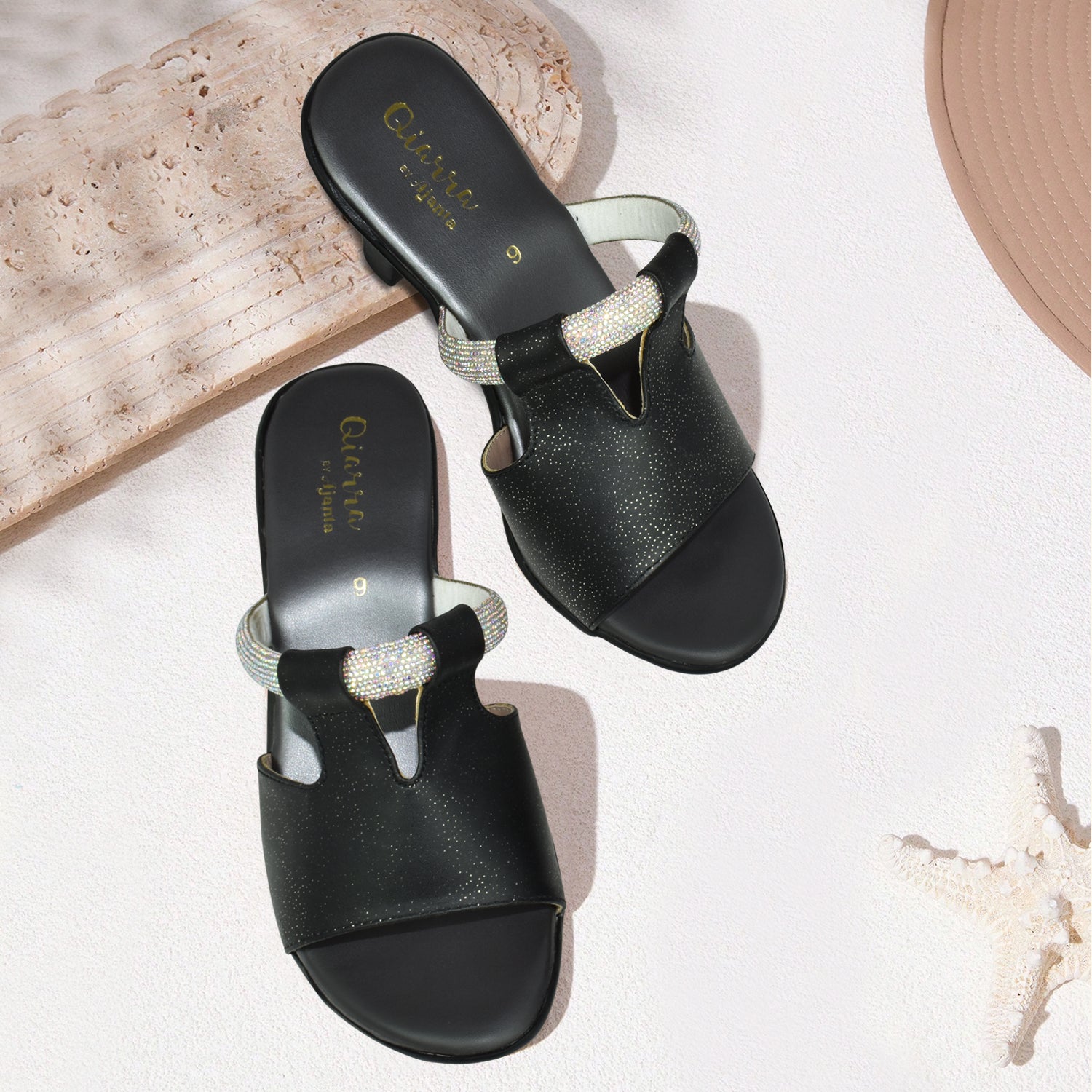 Slip-on Block Heel Sandal
