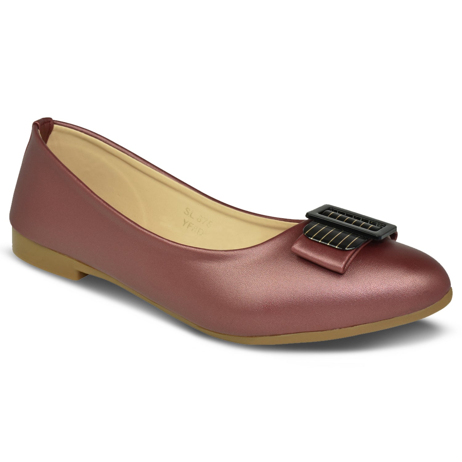 Ajanta Women's Maroon Bellies | Elegant Synthetic Outer Material | Comfortable & Stylish Bellies EL5030