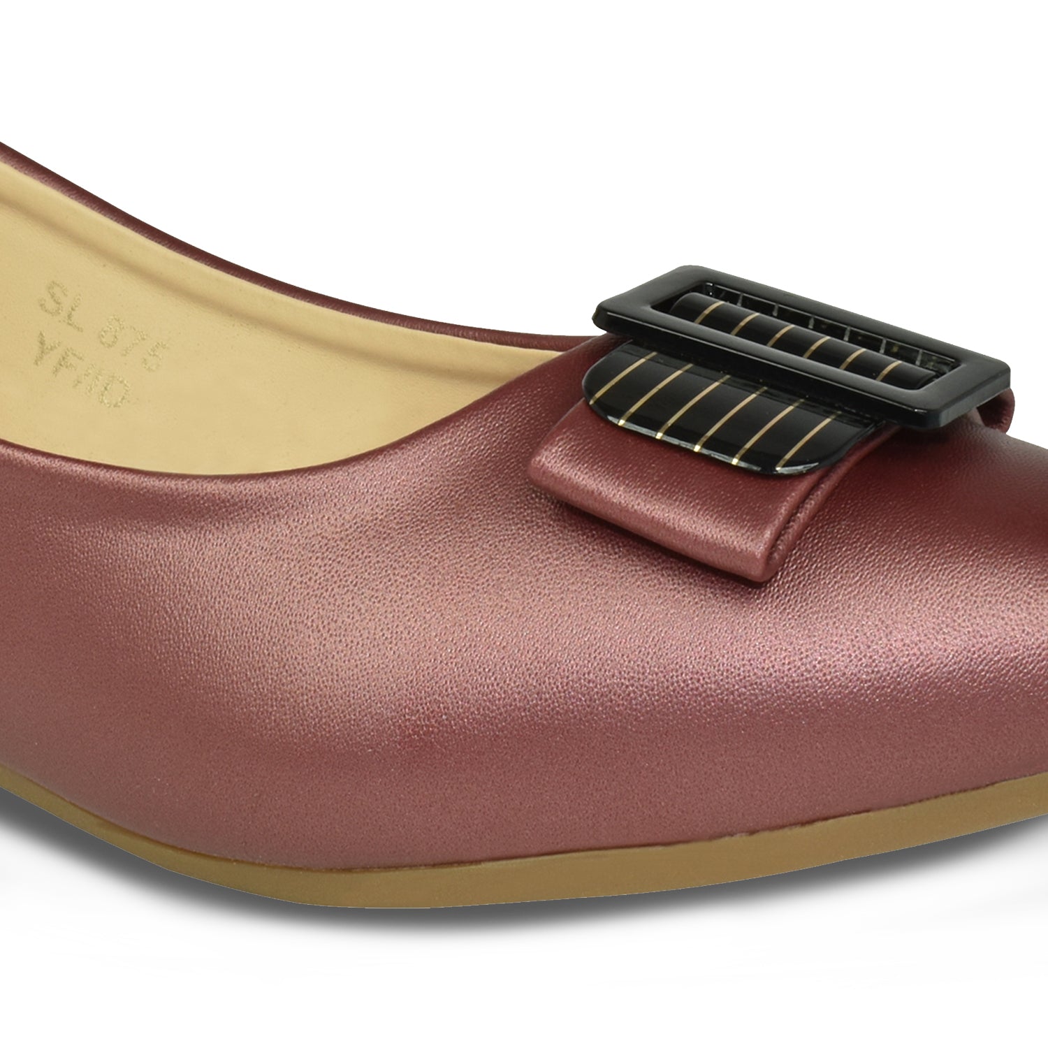 Ajanta Women's Maroon Bellies | Elegant Synthetic Outer Material | Comfortable & Stylish Bellies EL5030