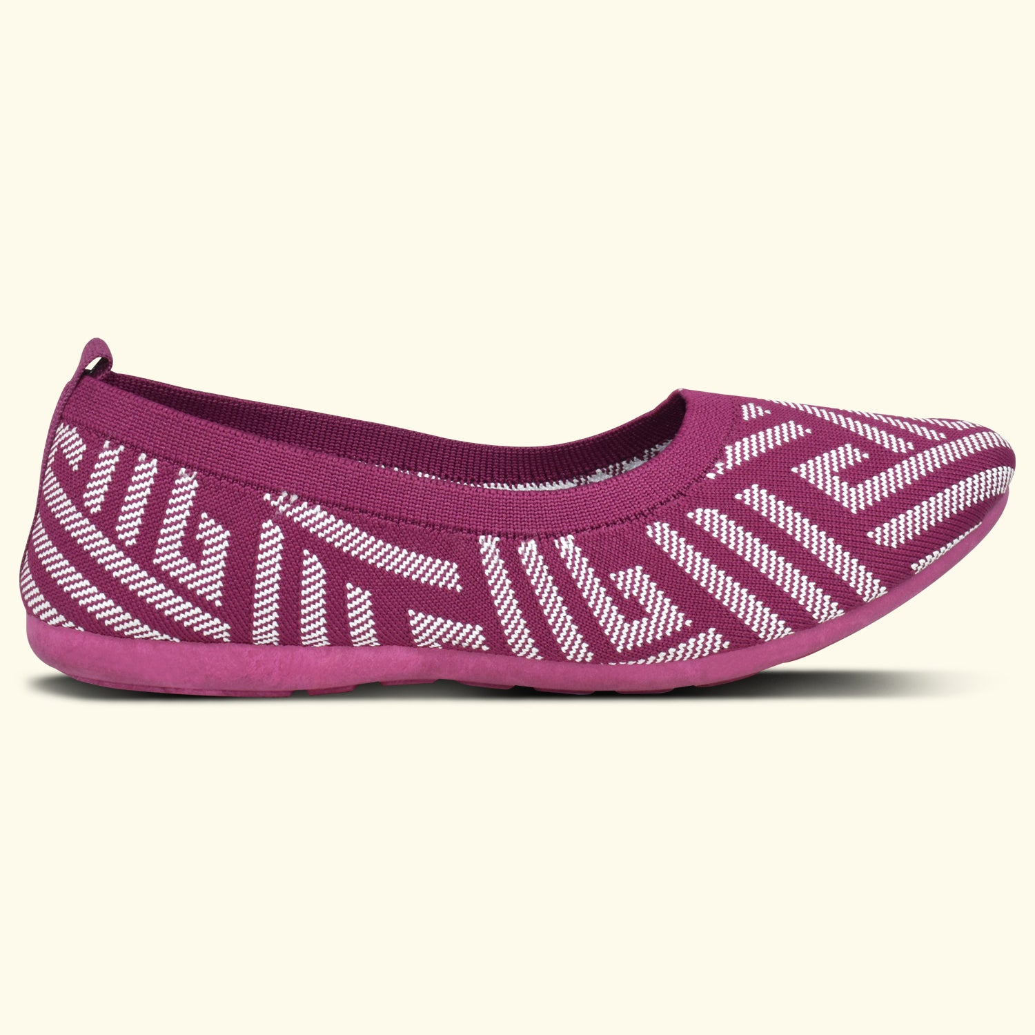 Ajanta Women's Pink Bellies | Flynet Upper | Cushioned Comfort | Durable PVC Sole | Comfortable Bellies EL5032