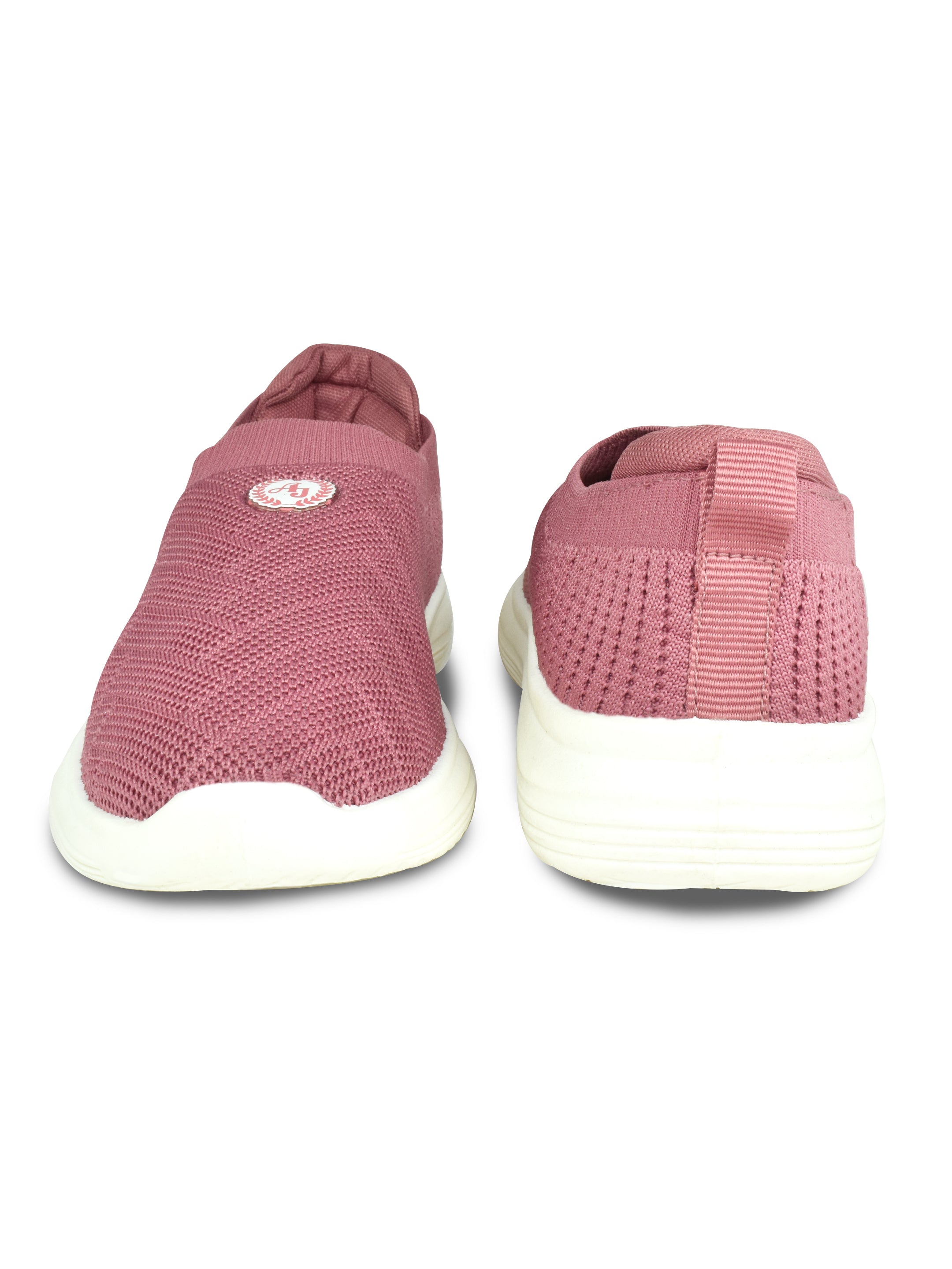 Ajanta Women's Pink Slip-On Casual Shoes | Breathable Mesh Upper | Durable PVC Sole | Lightweight Shoes| Slip on shoes EL5036