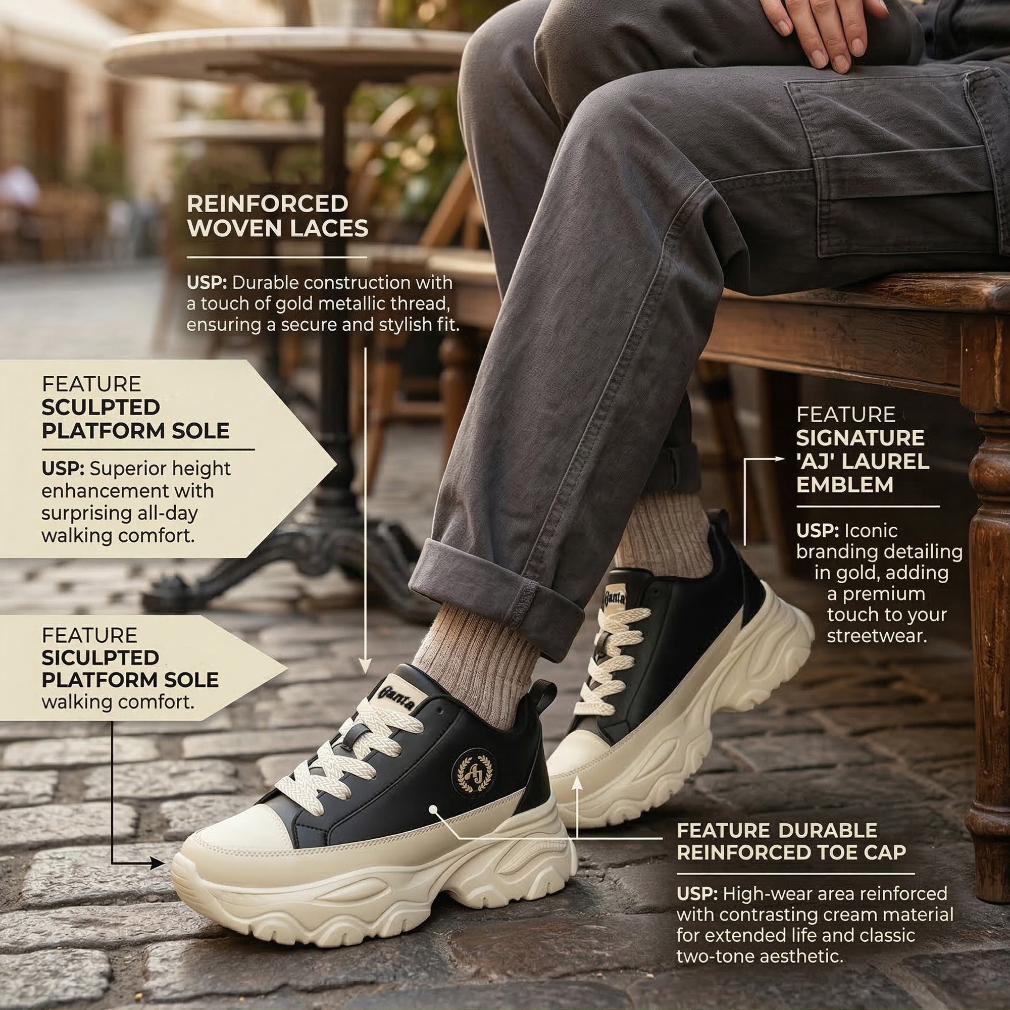 Ajanta Women’s Chunky Sneakers