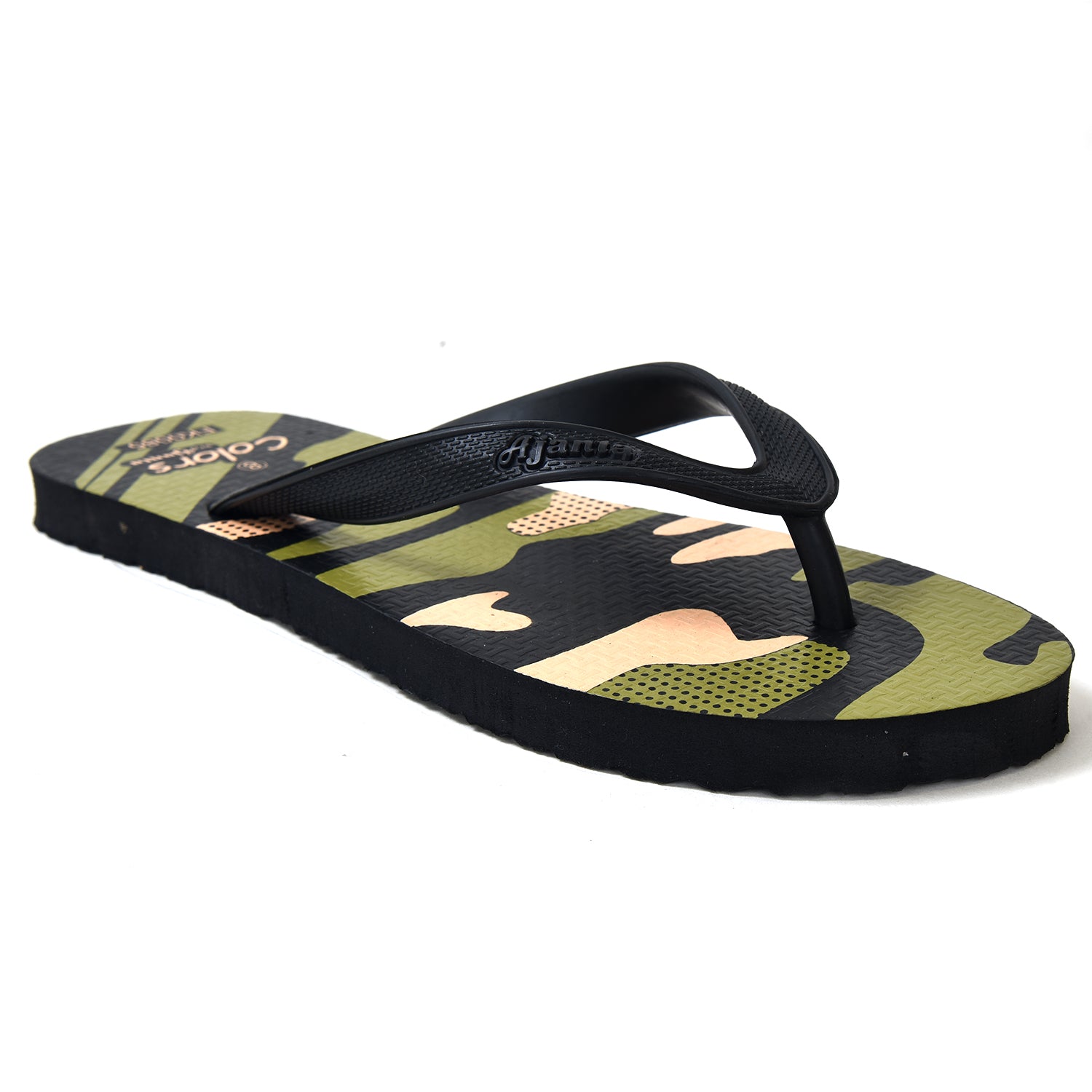 AJANTA Men Slippers / Comfortable & Durable Daily Wear Flip-Flops for Home and Outdoors / Daily Wear Slippers FK0085
