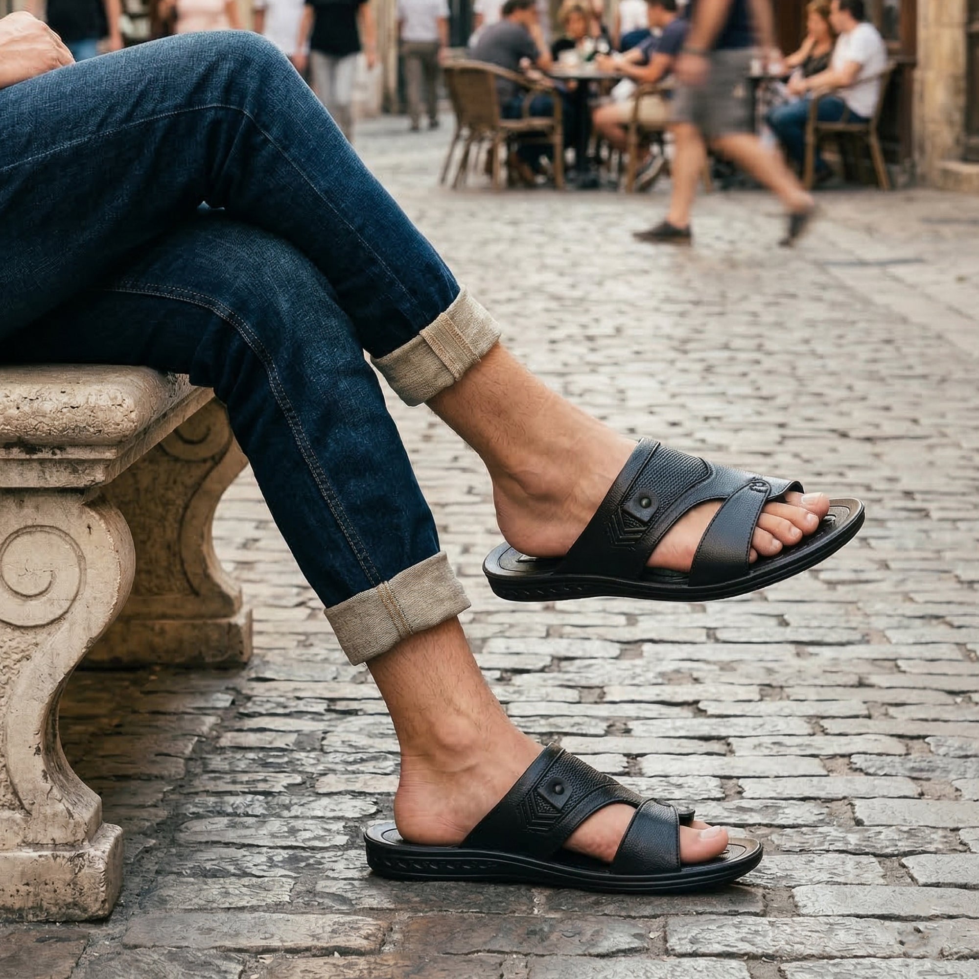 Ajanta Men’s Anti-Slip Casual Outdoor Sandals