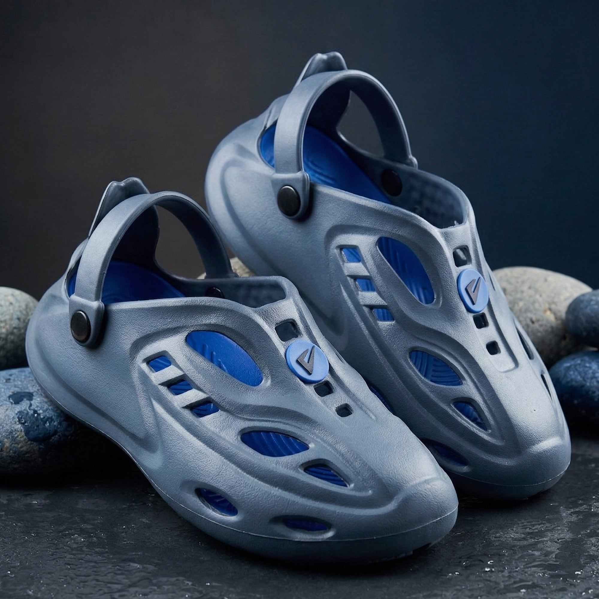 Impakto by Ajanta Men’s Blue Clogs