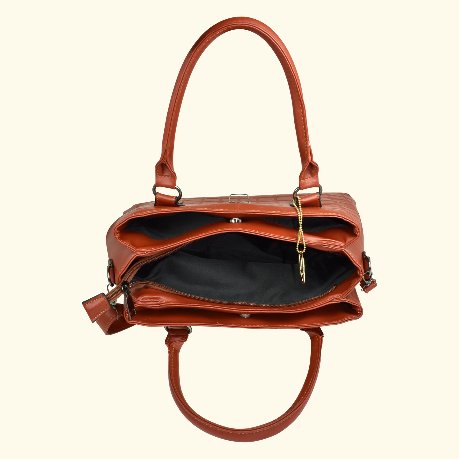 AJANTA QIARRA Women's Hobo Handbag – Classic Soft Shoulder Bag with Zipper Closure VB8036