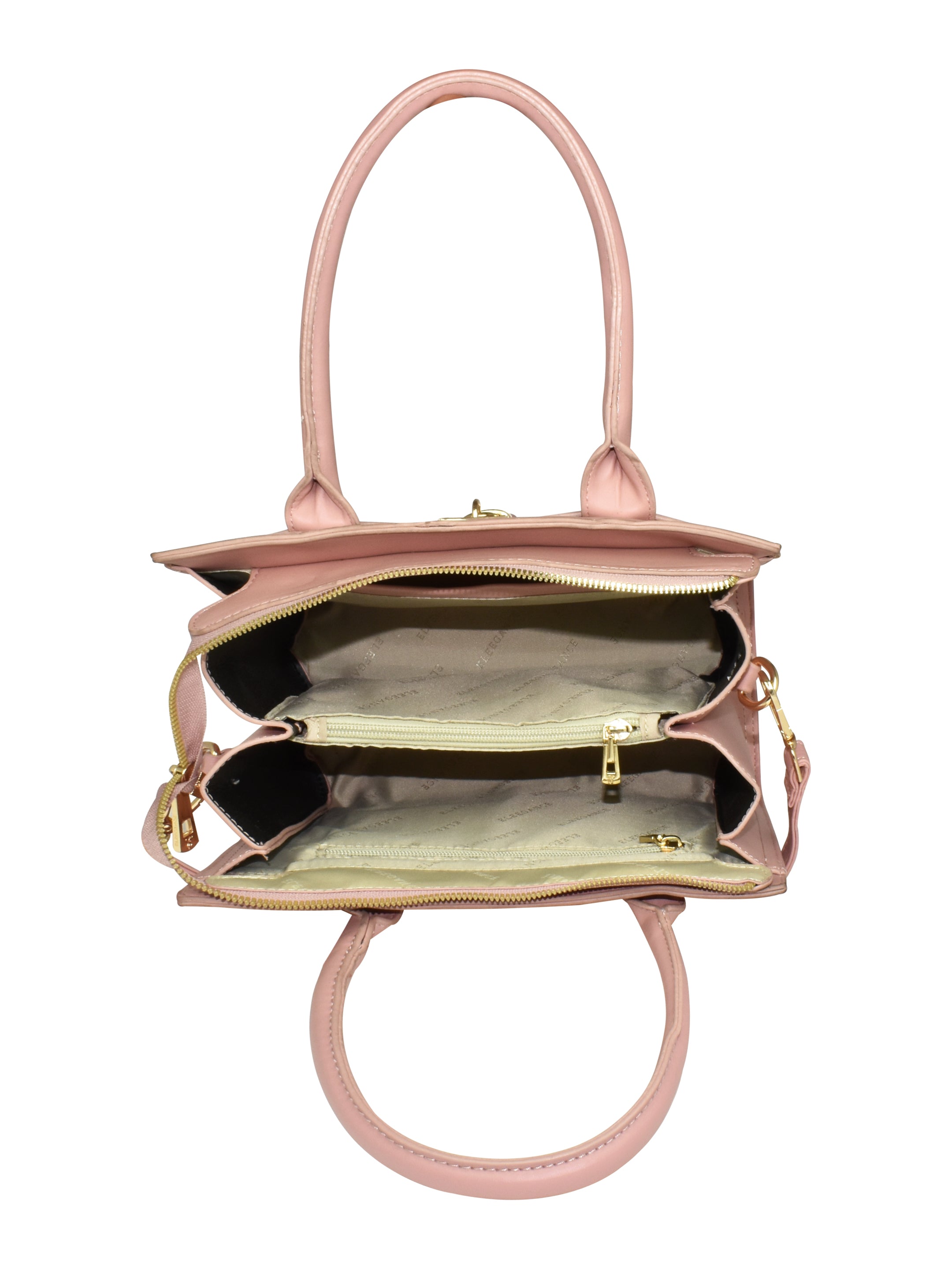 Ajanta Premium Satchel Handbags for Travel and Work (PEACH)