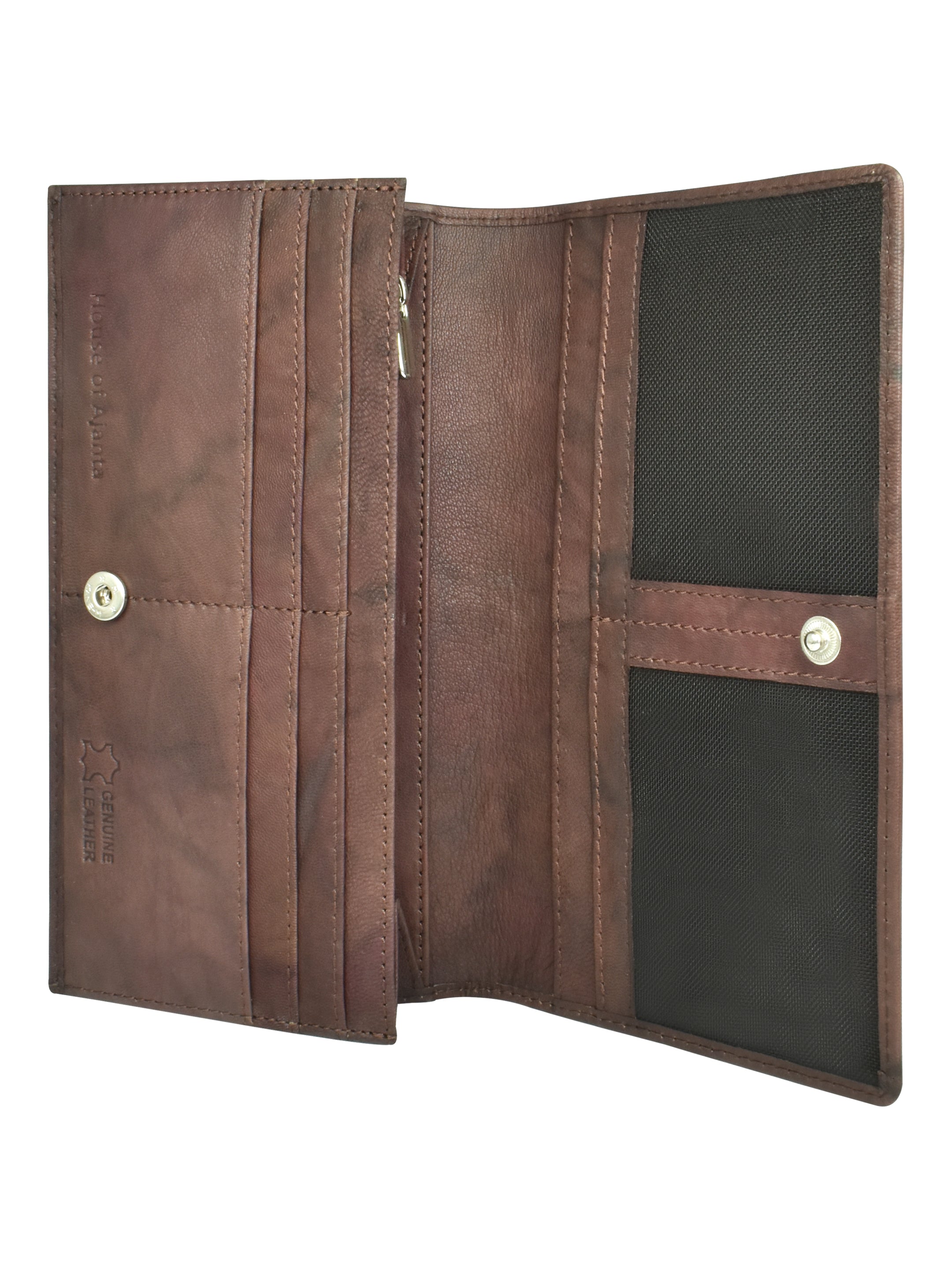 Ajanta Genuine Leather Trendy Hand Wallet Clutch for Women