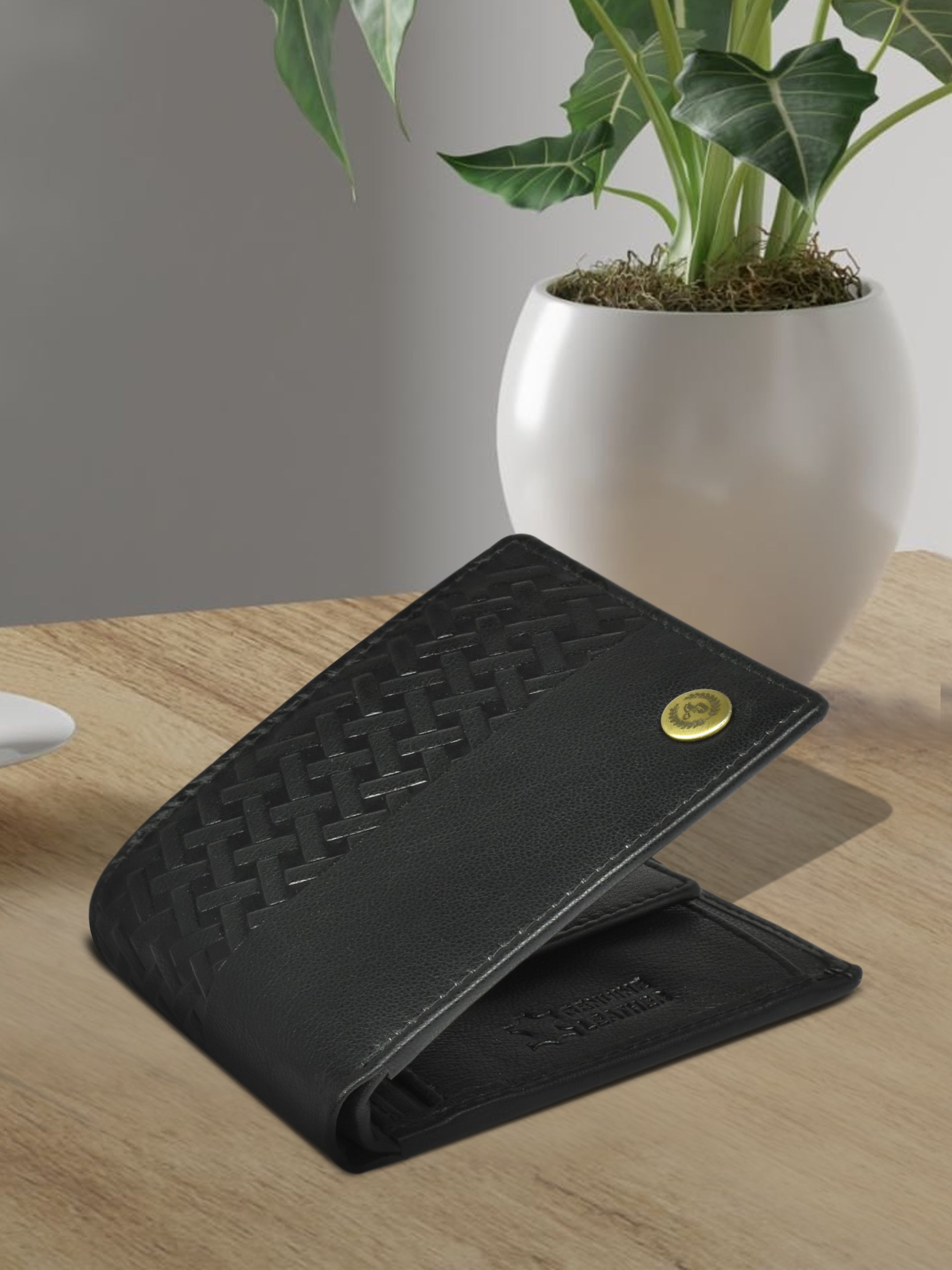 Ajanta Premium Leather Wallet for Men Slim & Elegant Everyday Wallet