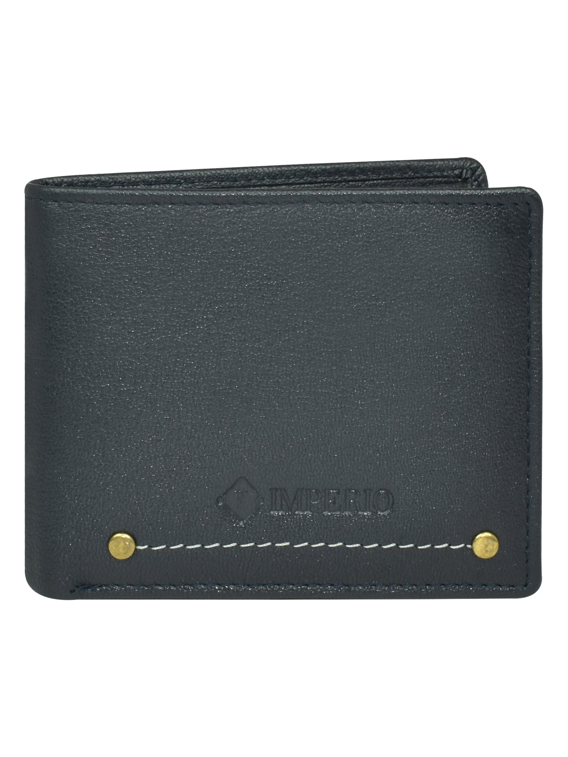 Ajanta Leather Wallet for Men Slim Bi-Fold with 3 Card Slots