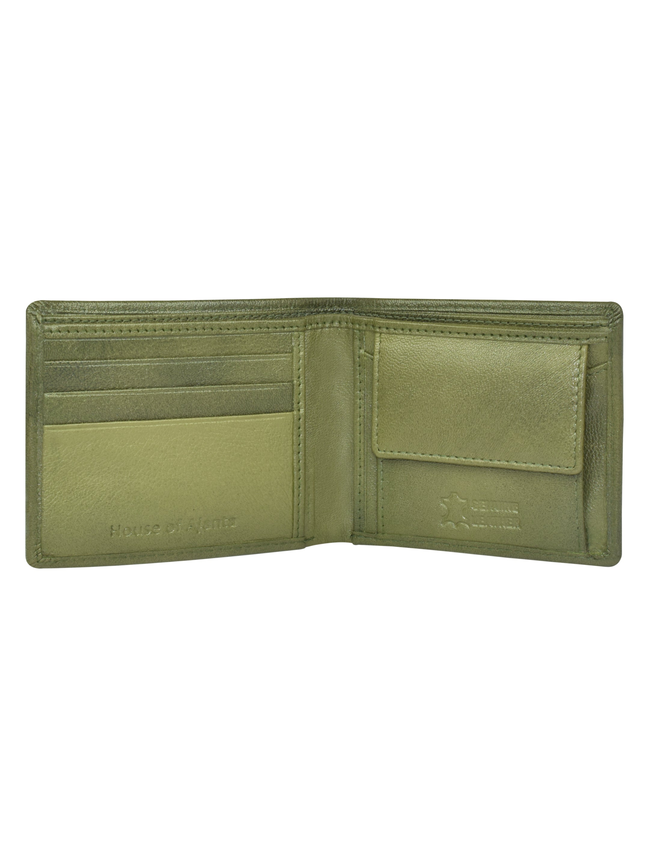 Ajanta Leather Wallet for Men Slim Bi-Fold with 3 Card Slots