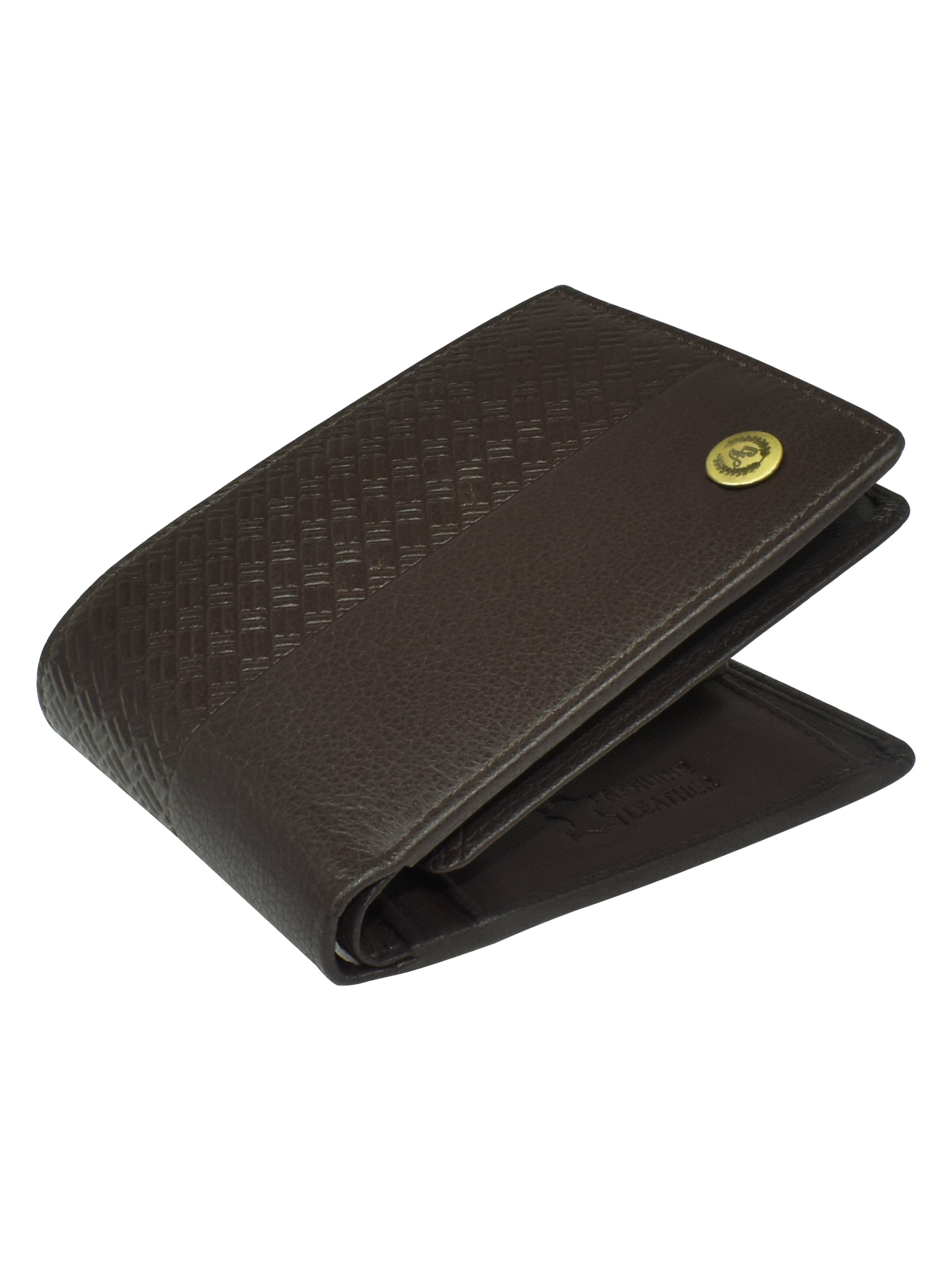 Ajanta Men’s Genuine Leather Wallet Slim, Stylish Bi-Fold with 7 Card Slots