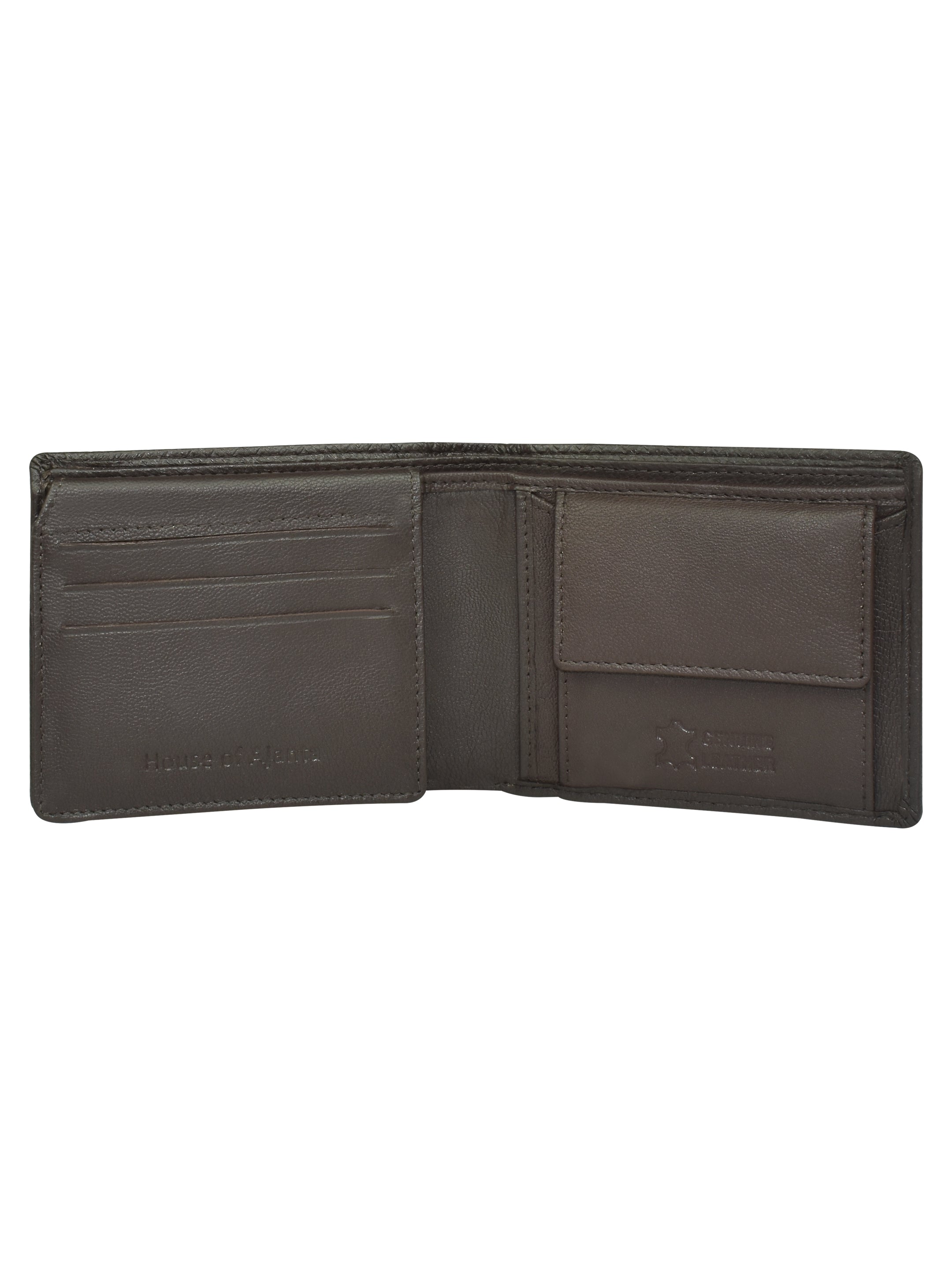 Ajanta Men’s Genuine Leather Wallet Slim, Stylish Bi-Fold with 7 Card Slots
