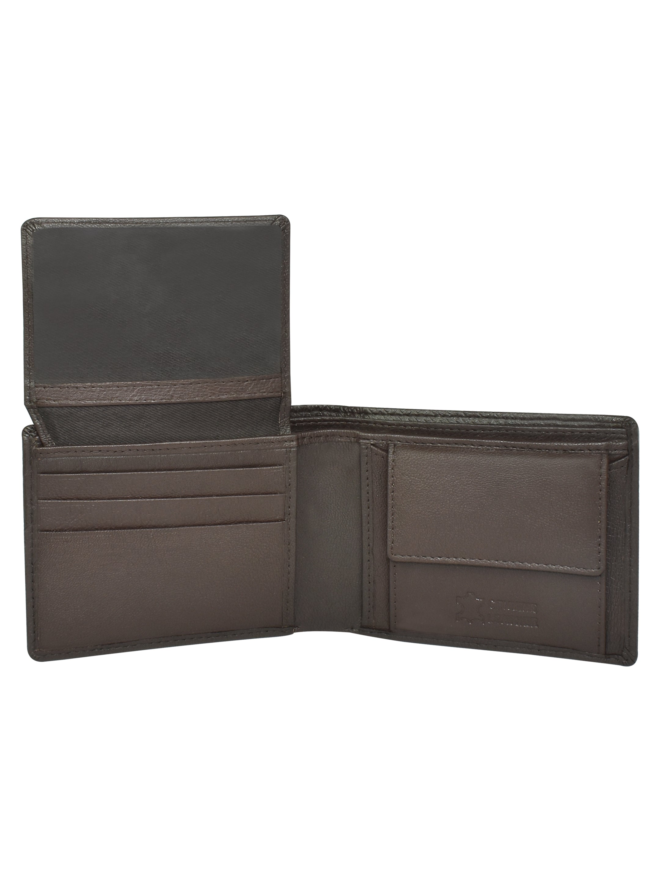 Ajanta Men’s Genuine Leather Wallet Slim, Stylish Bi-Fold with 7 Card Slots