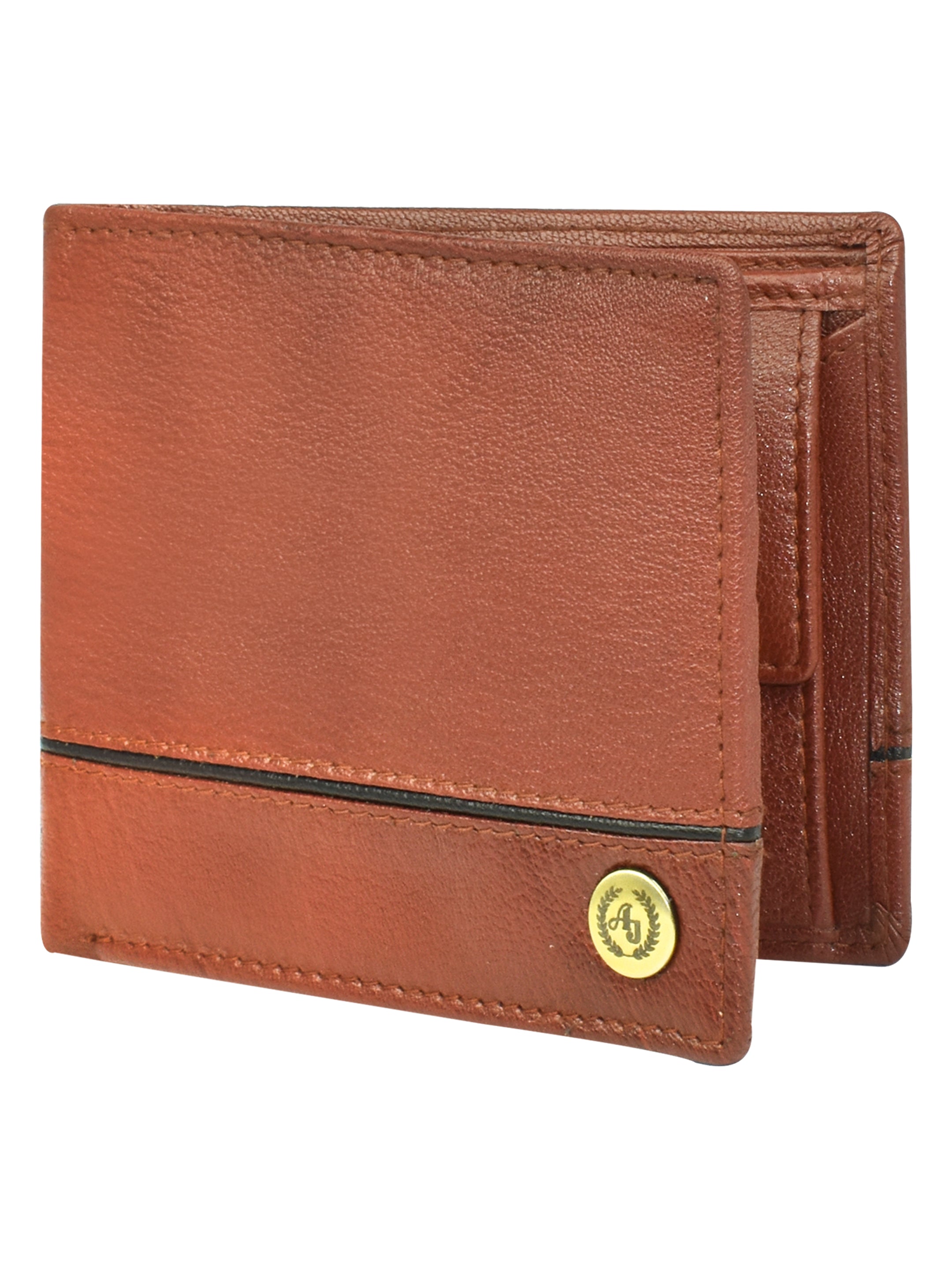 Ajanta Leather Wallet for Men Minimalist & Functional 4 Card Slot Organizer