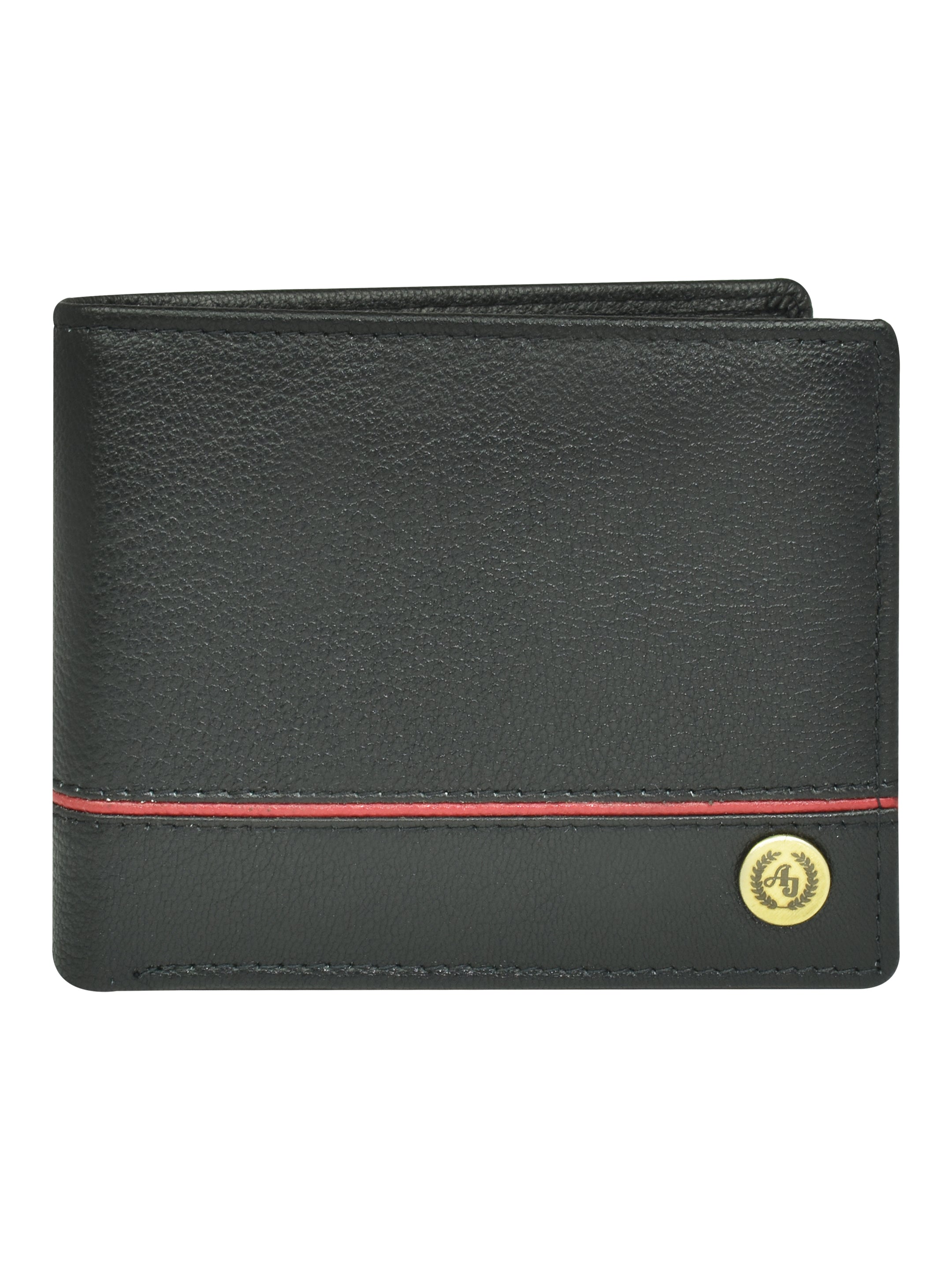 Ajanta Leather Wallet for Men Minimalist & Functional 4 Card Slot Organizer