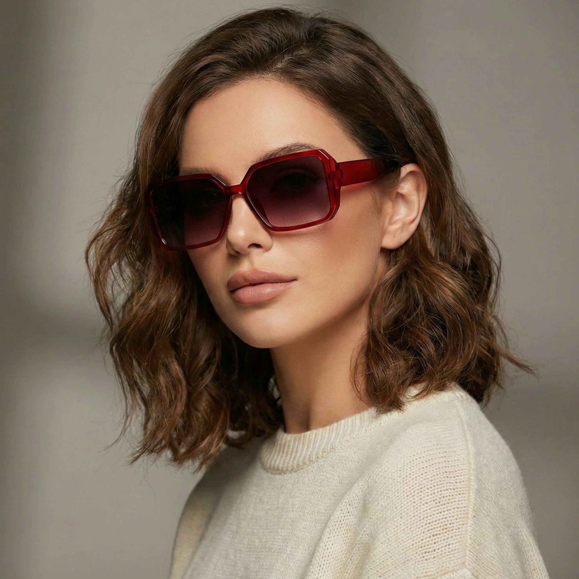 Ajanta Women Square Sunglasses Gradient Fashion Eyewear