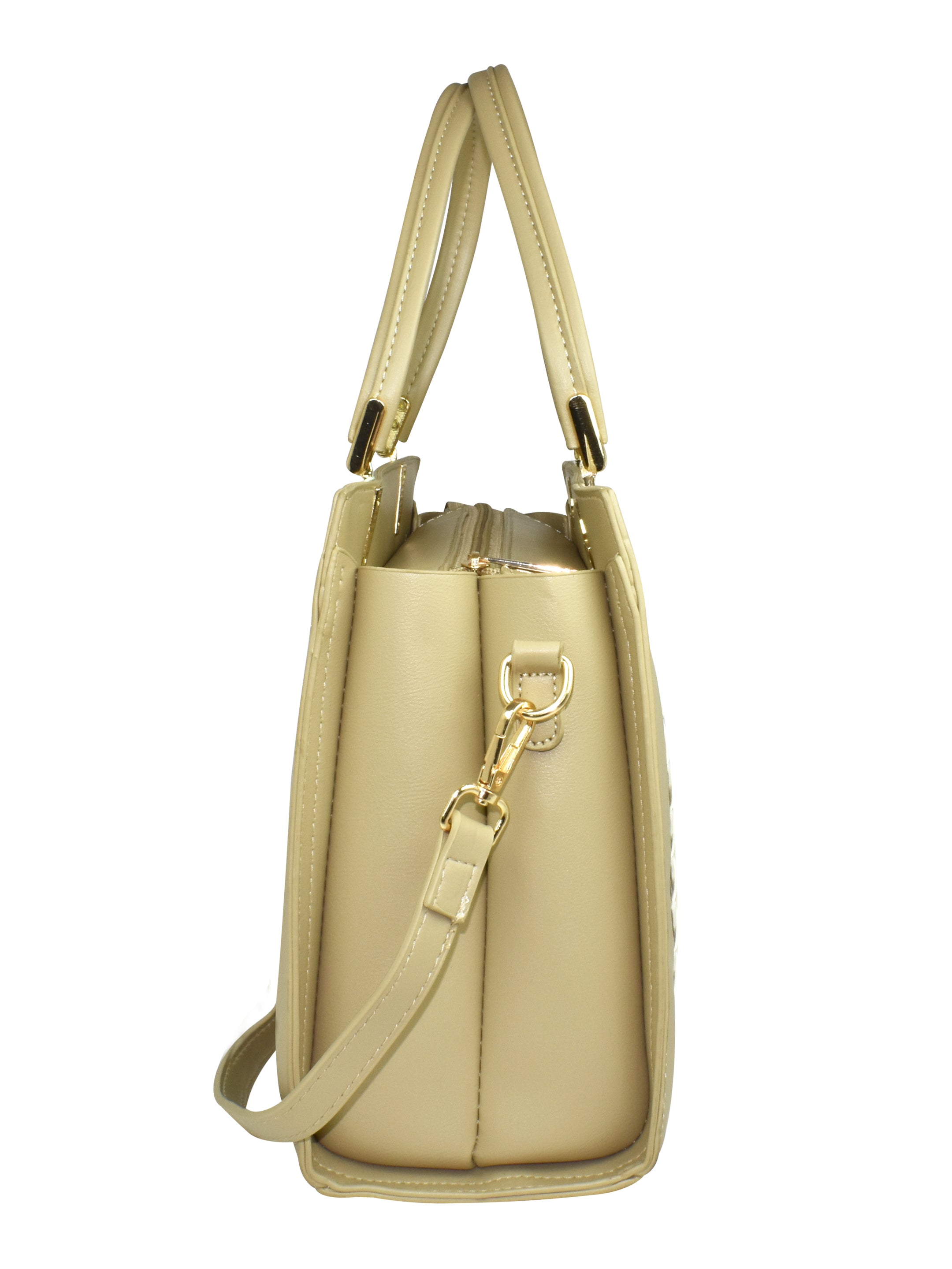 Ajanta Premium Satchel Handbags for Travel and Work (BEIGE)