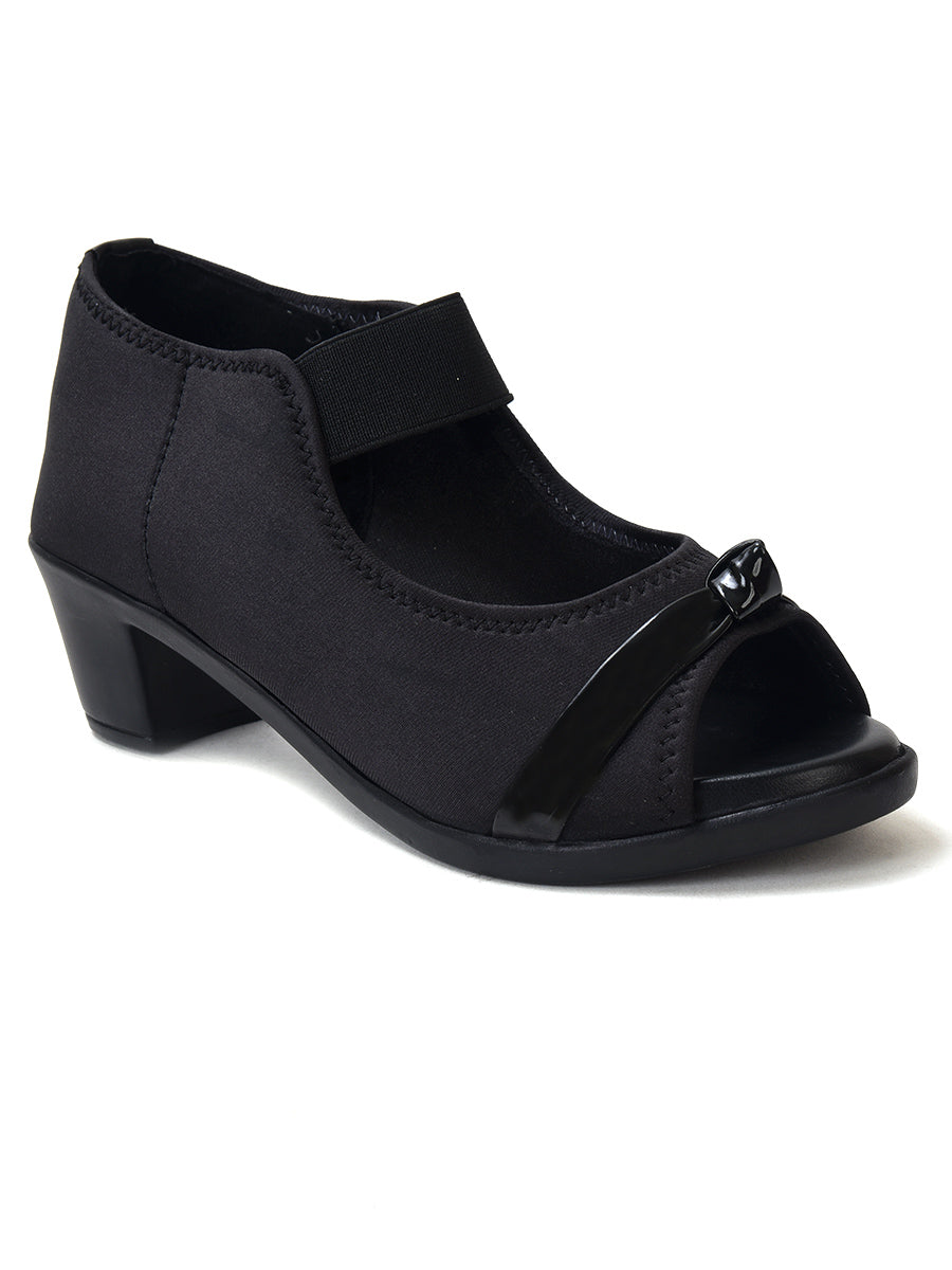 Ajanta Women’s Heeled Open-Toe Stylish Sandals