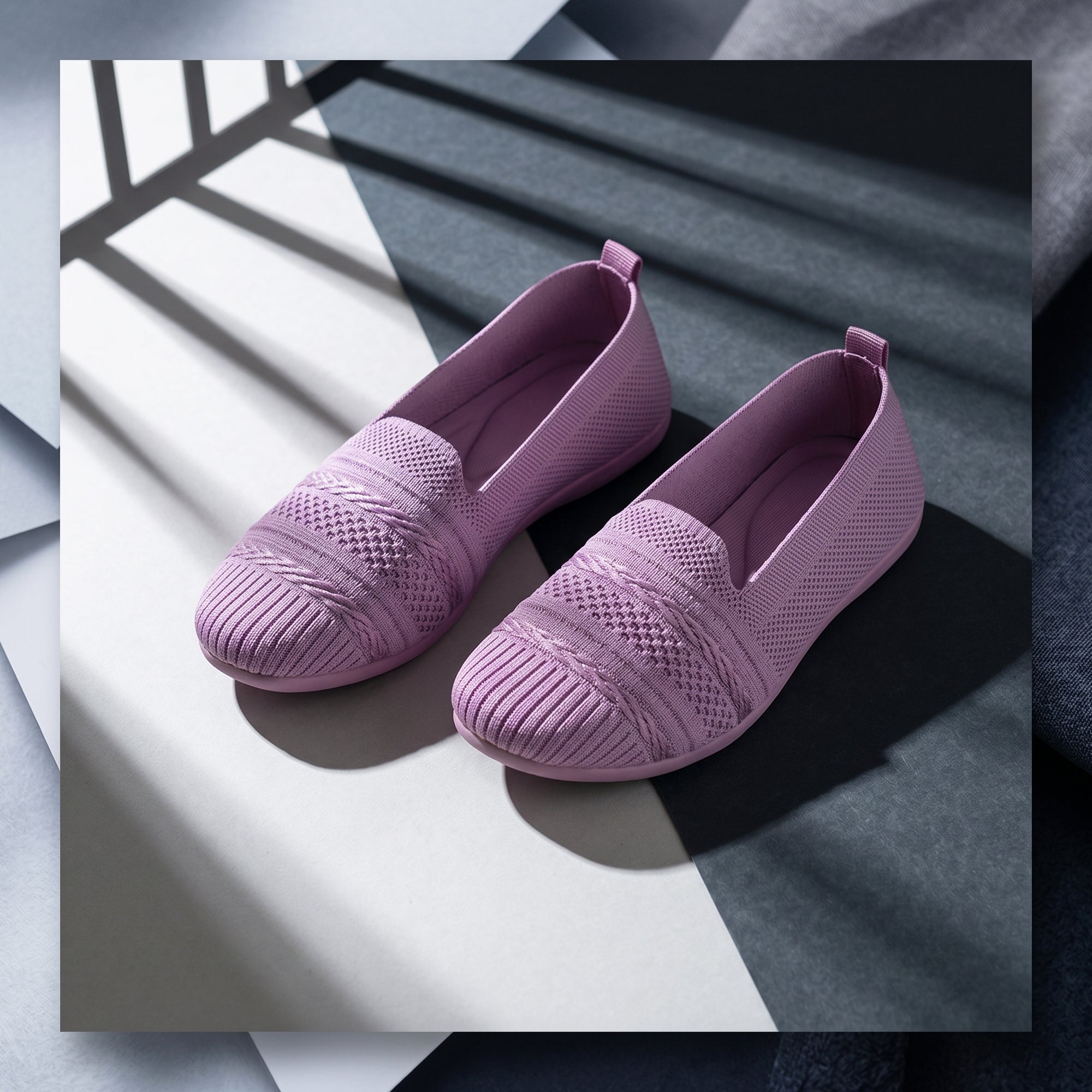 AJANTA Women Ballet Flats Shoes | Slip On Comfortable Flats for Women | Lightweight Breathable Daily & Office Wear Footwear | Soft Casual Ethnic Festive Puja Wear Shoes | College, Travel & Walking Shoes