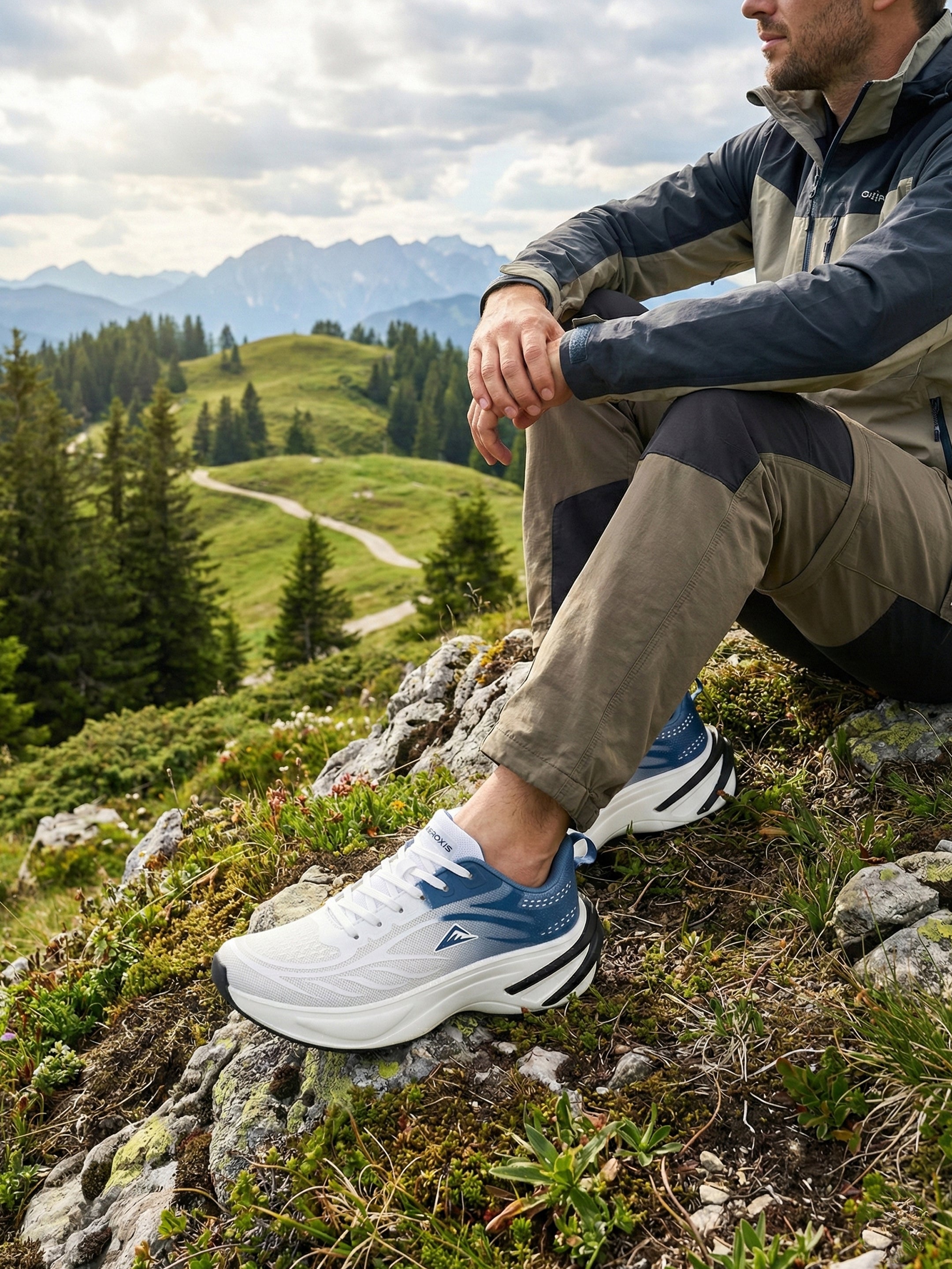 Ajanta Men’s Lace-Up Sports Shoes