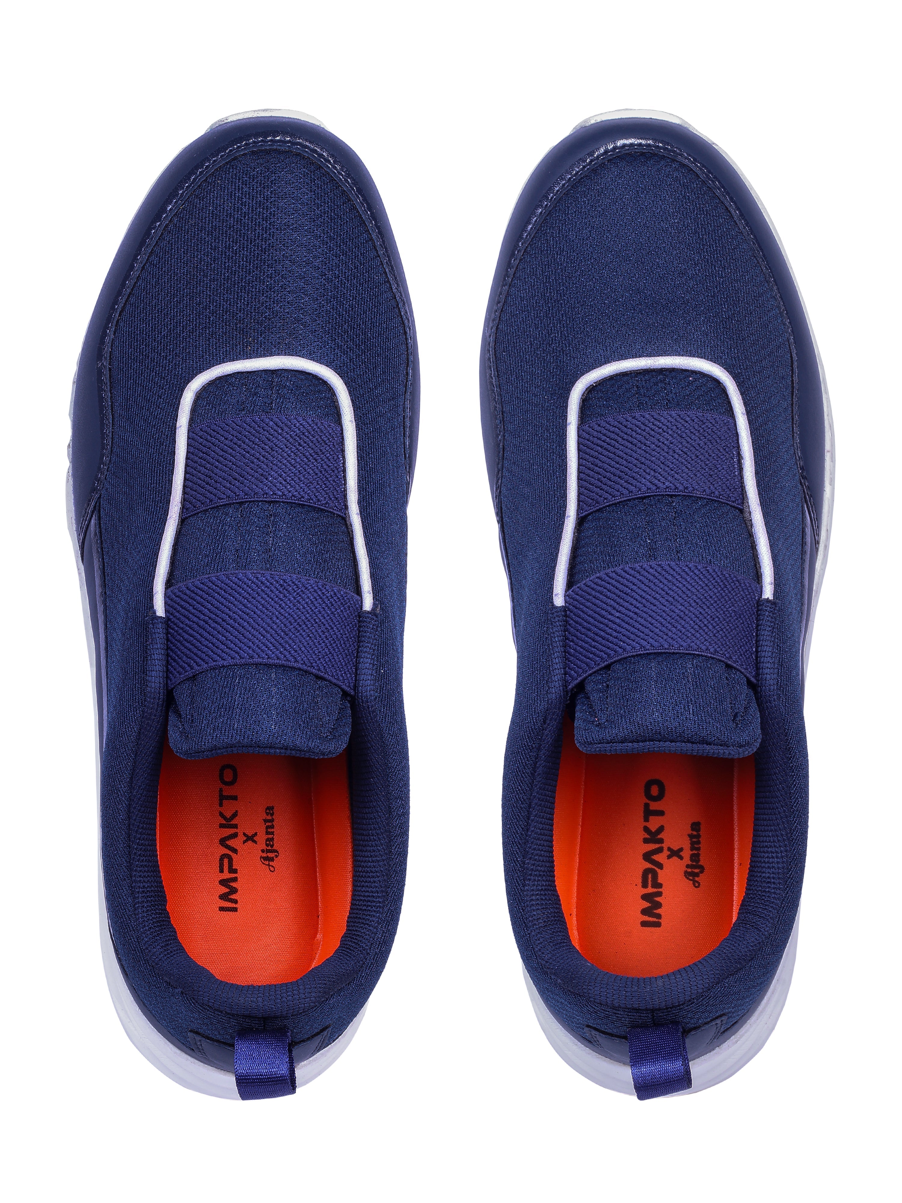 Impakto ZeroDrag Men's Navy Blue Walking Shoes - AS3308