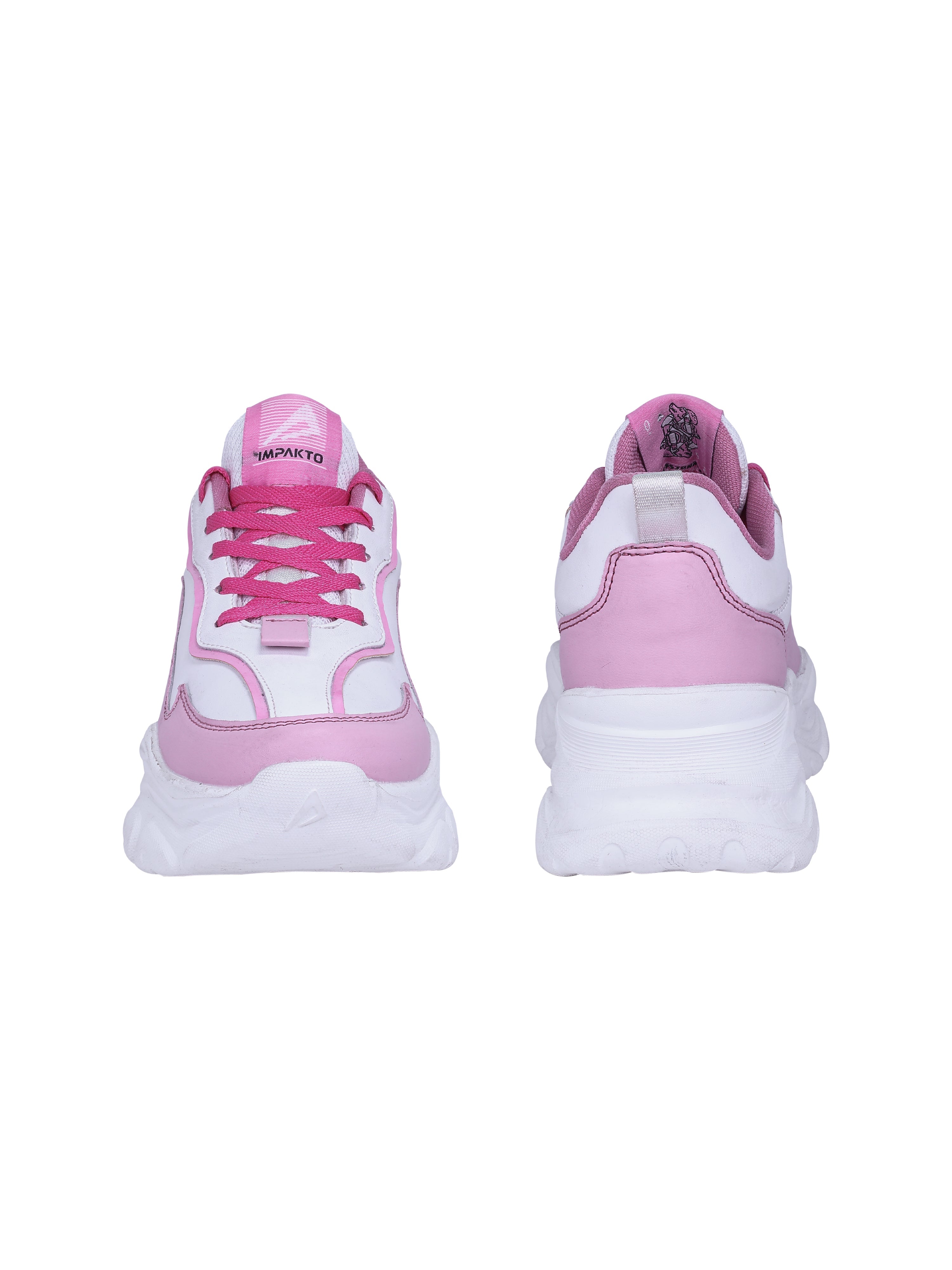 Impakto Chunky Kongfu Women's Pink Sneakers - AS4100