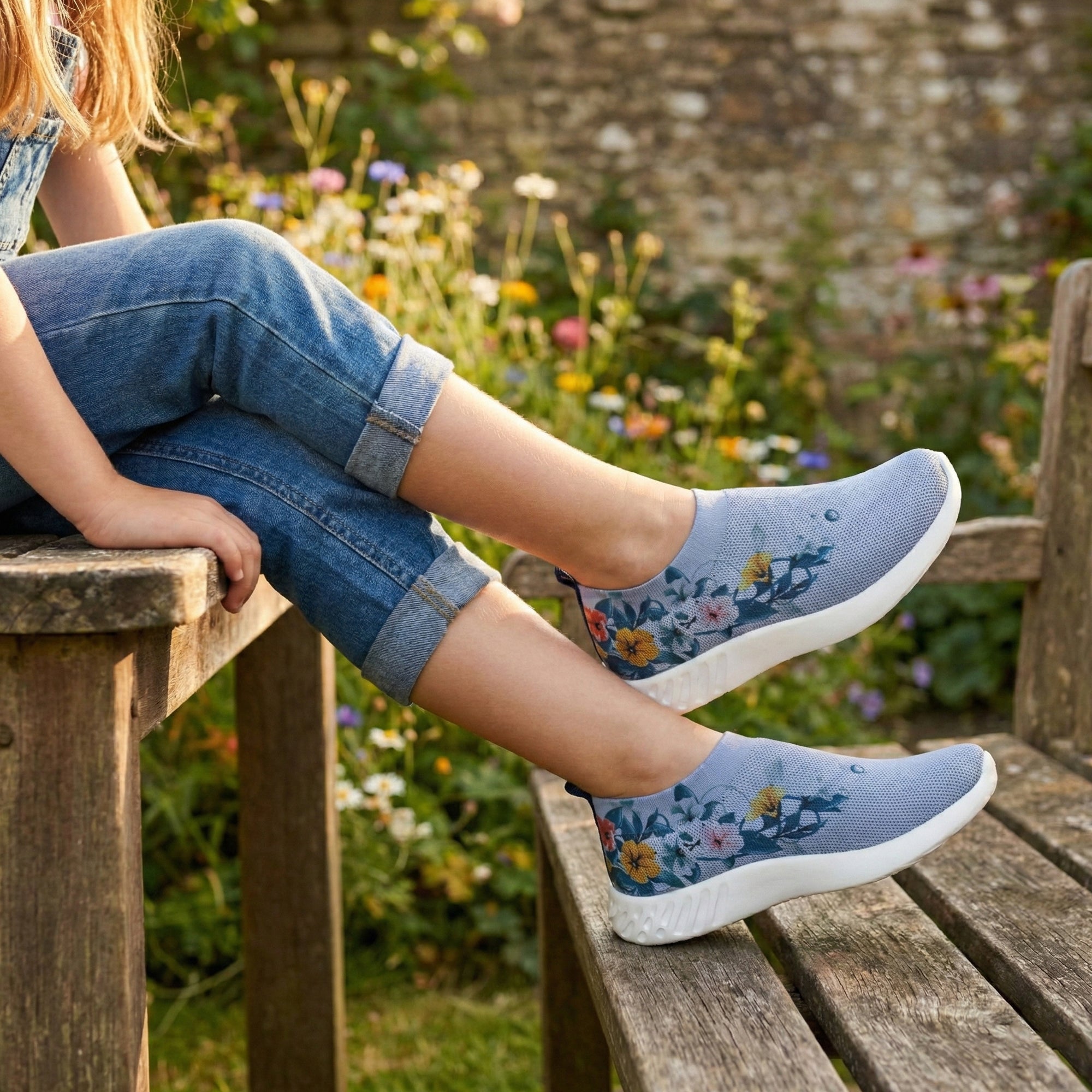 Ajanta Girls’ Slip-On Lightweight Shoes