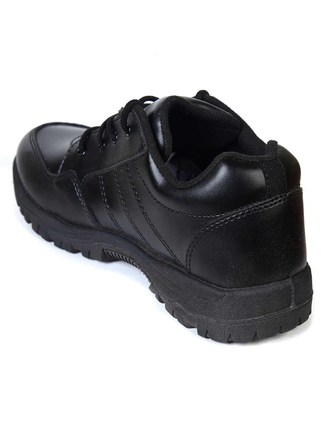 AJANTA Kids Black Derby School Shoe AB0028
