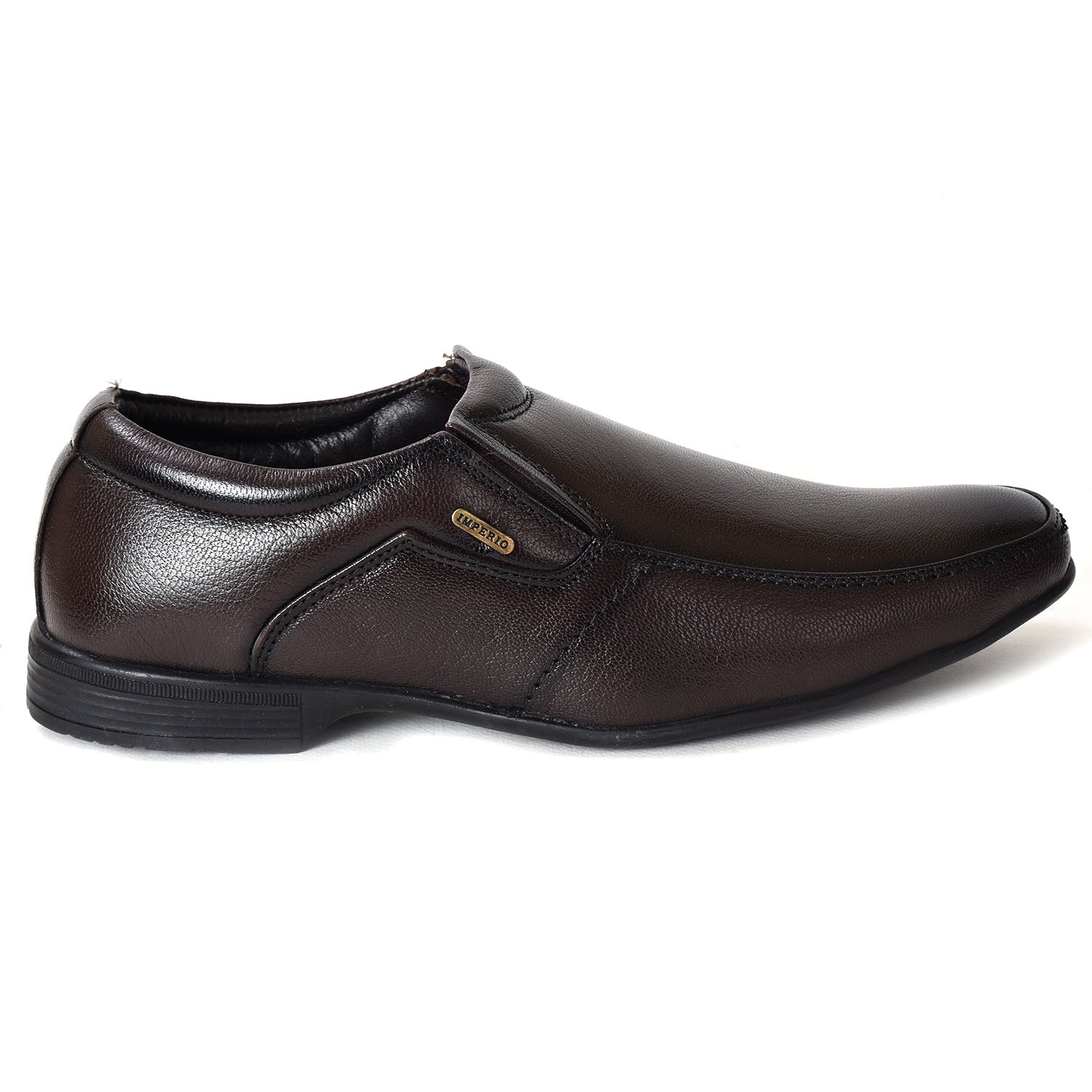 Imperio Brown Genuine Leather Slip-on Formal Shoes for Men EG4033