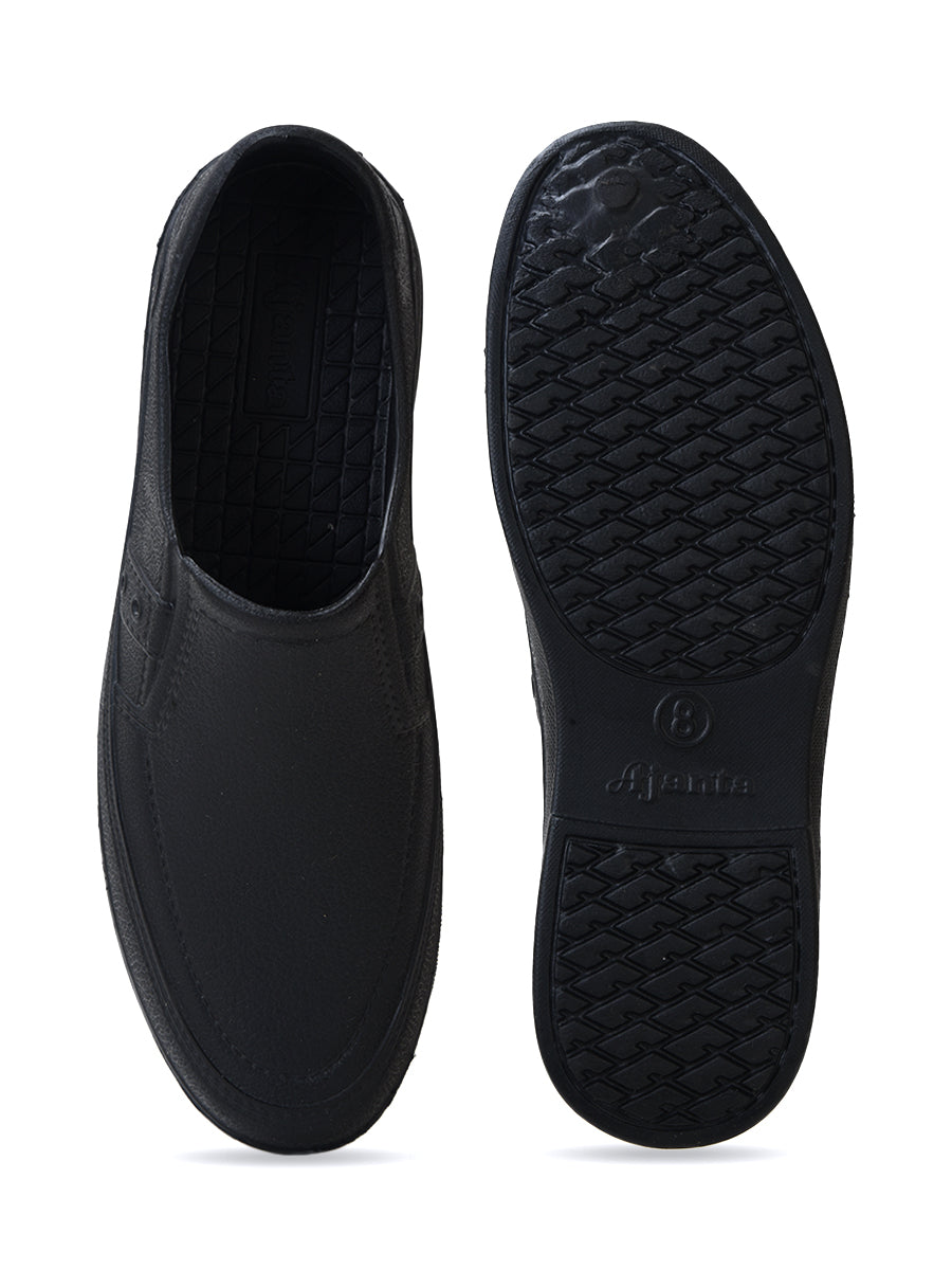 AJANTA  Loafers For Men / Lightweight PVC Slip-On Shoes for Daily Wear / Casual PVC Loafers FT3022
