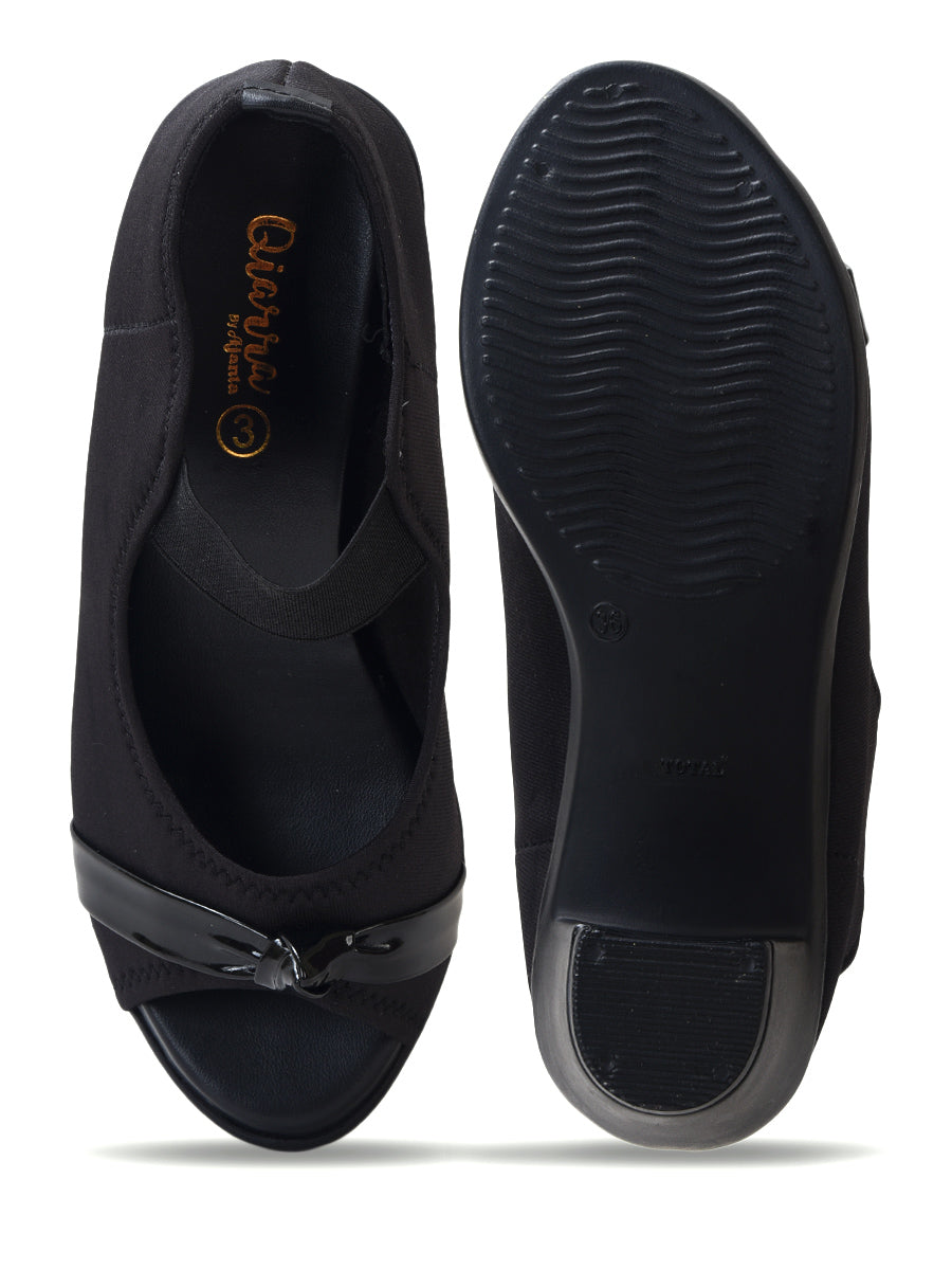 Ajanta Women’s Heeled Open-Toe Stylish Sandals