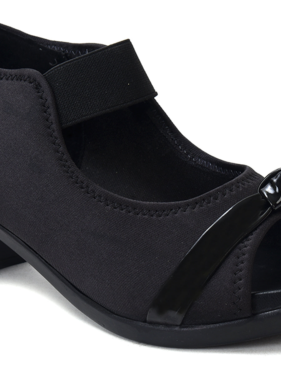 Ajanta Women’s Heeled Open-Toe Stylish Sandals