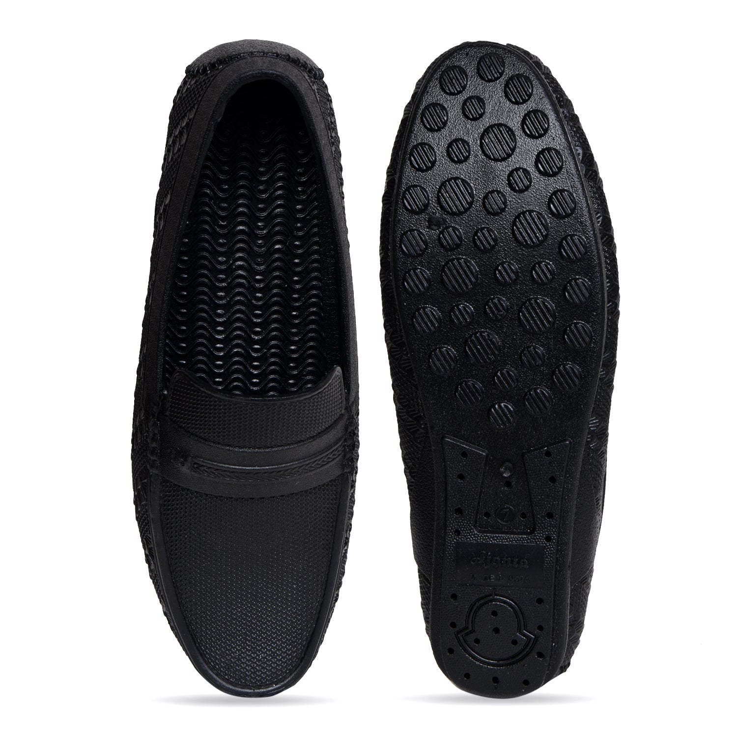 Ajanta Men’s PVC Slip‑On Loafers | Formal shoes | Loafers for Men