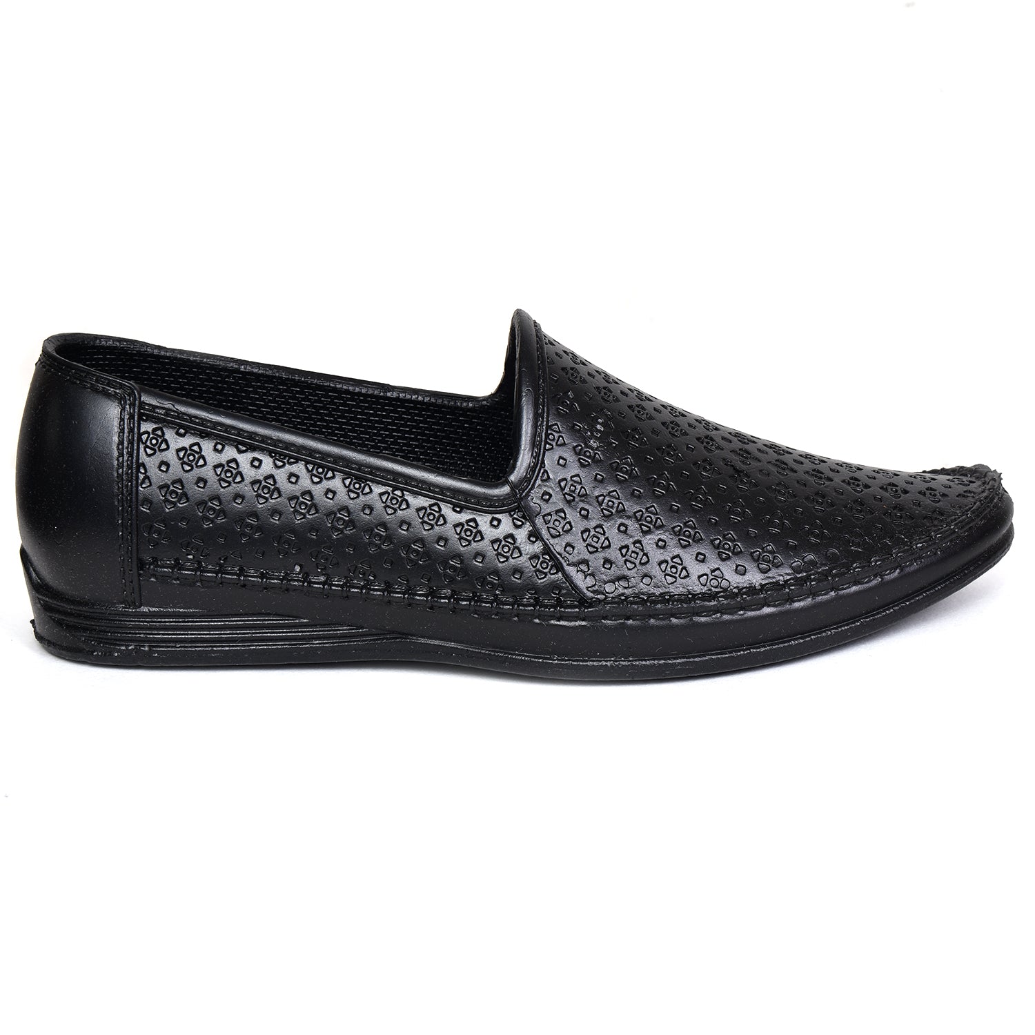 Ajanta Men's Slip-On Shoes | PVC Build with Cushioned Footbed | Slip On Shoes