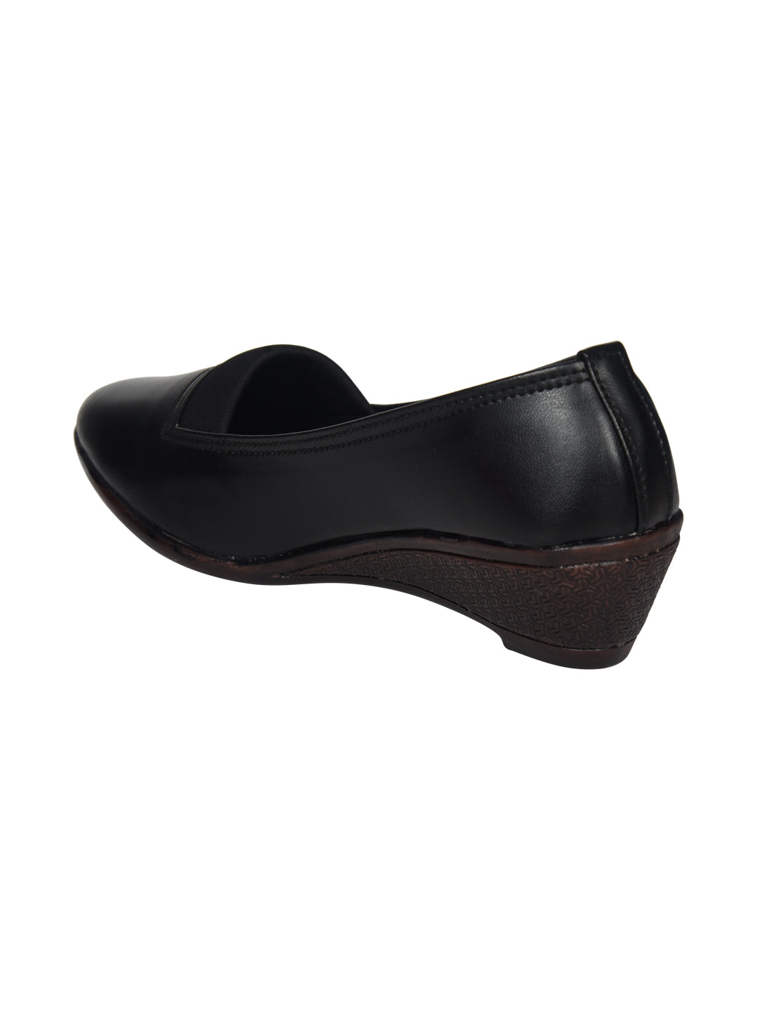 Ajanta Women’s Pointed Toe Black Formal Slip-On Bellies