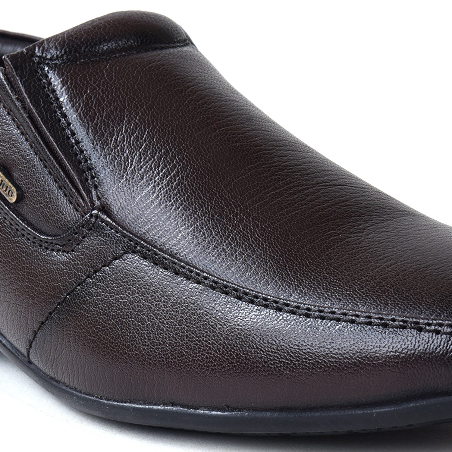 Imperio Brown Genuine Leather Slip-on Formal Shoes for Men EG4033