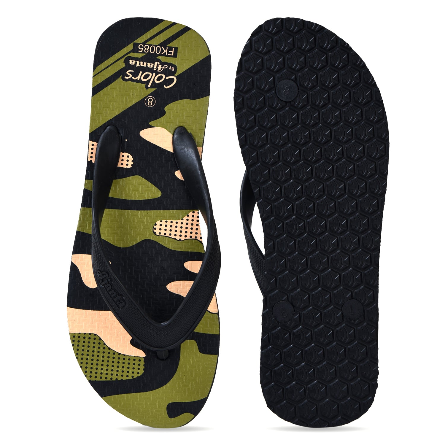 AJANTA Men Slippers / Comfortable & Durable Daily Wear Flip-Flops for Home and Outdoors / Daily Wear Slippers FK0085