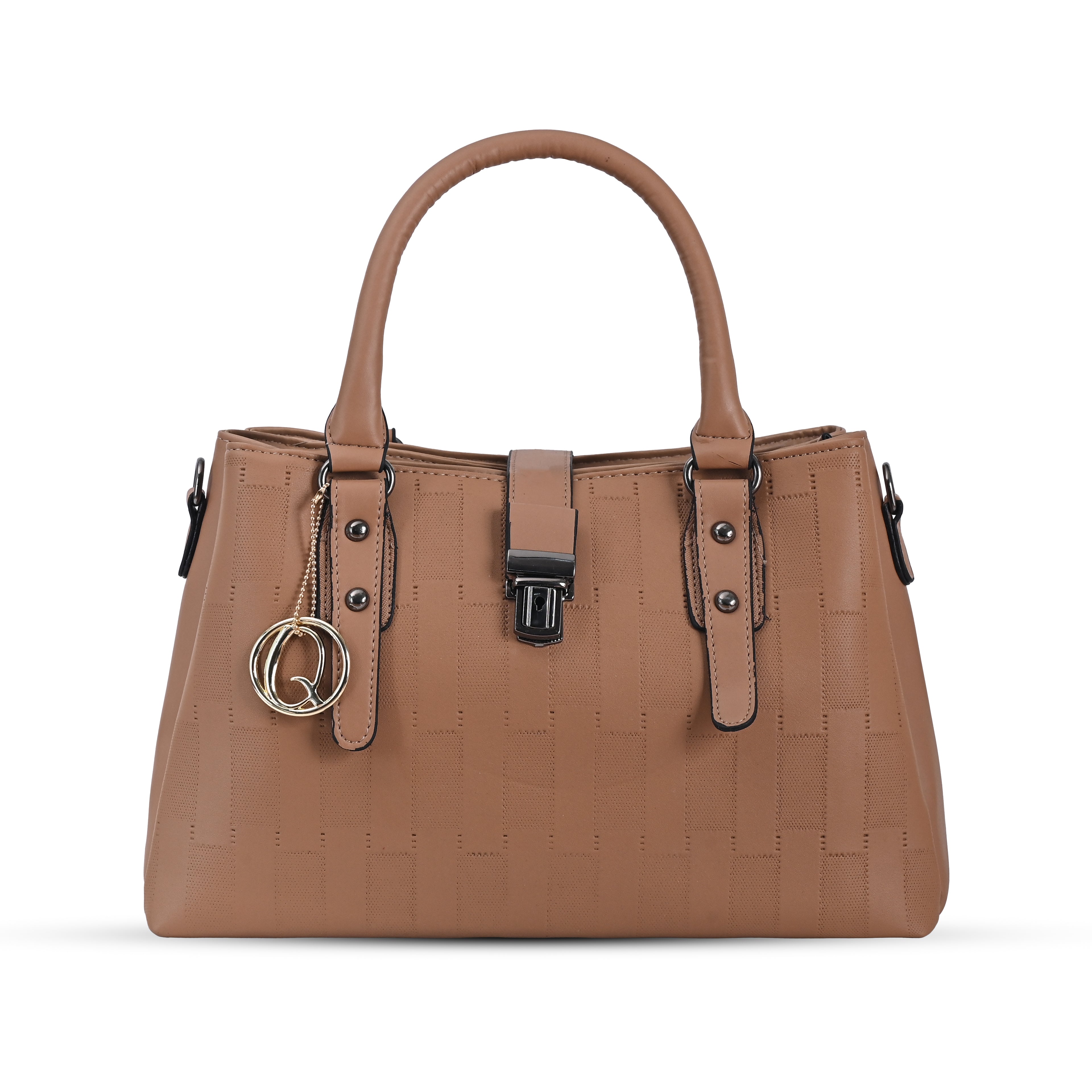 QIARRA Women's Brown bag, Small Crossbody Bag, Casual Daily Handbag with Simple and Trendy Design VB8042