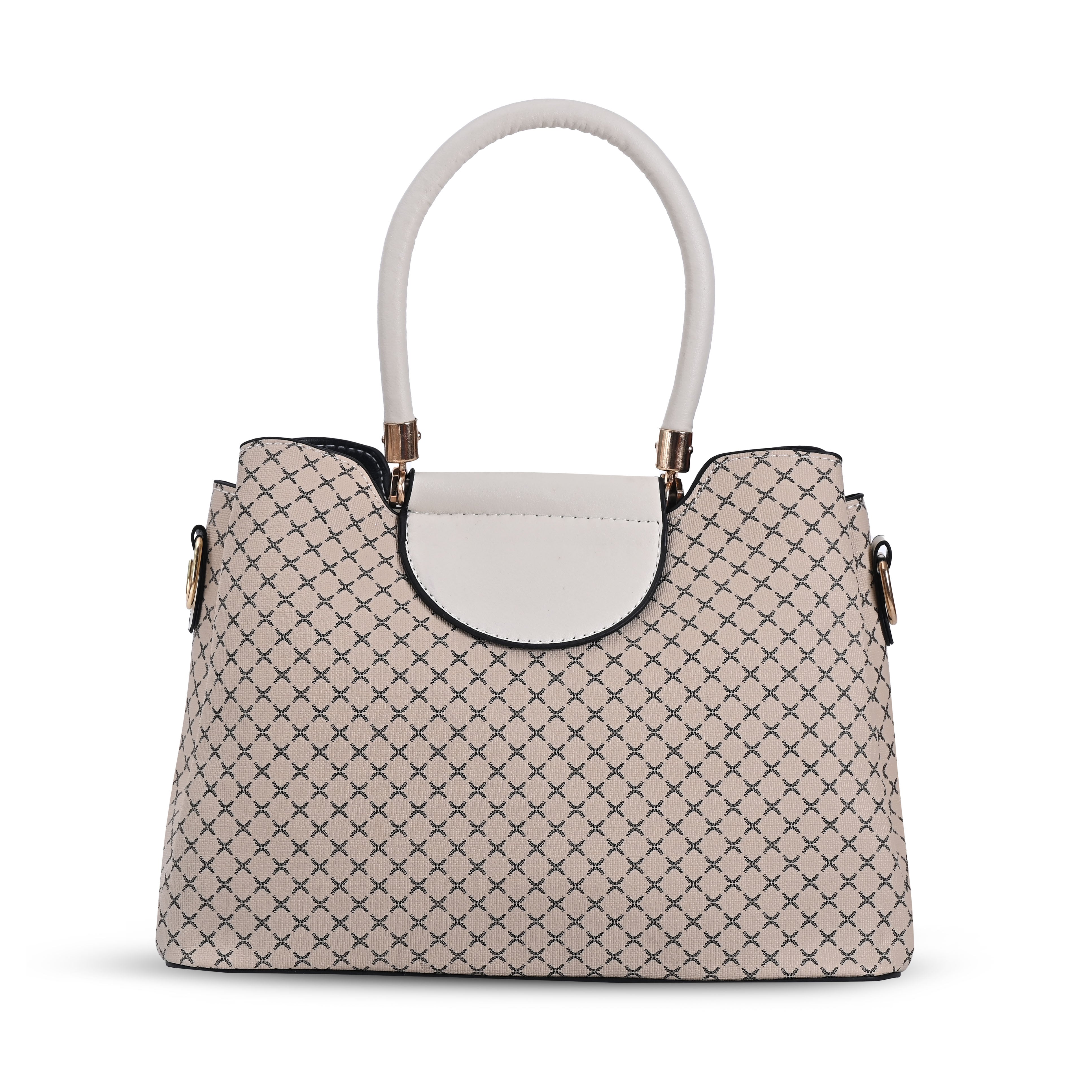 QIARRA Women's cream bag, Small Satchel Bag- Stylish, Casual, Daily Handbag, Purse For Women VB8061